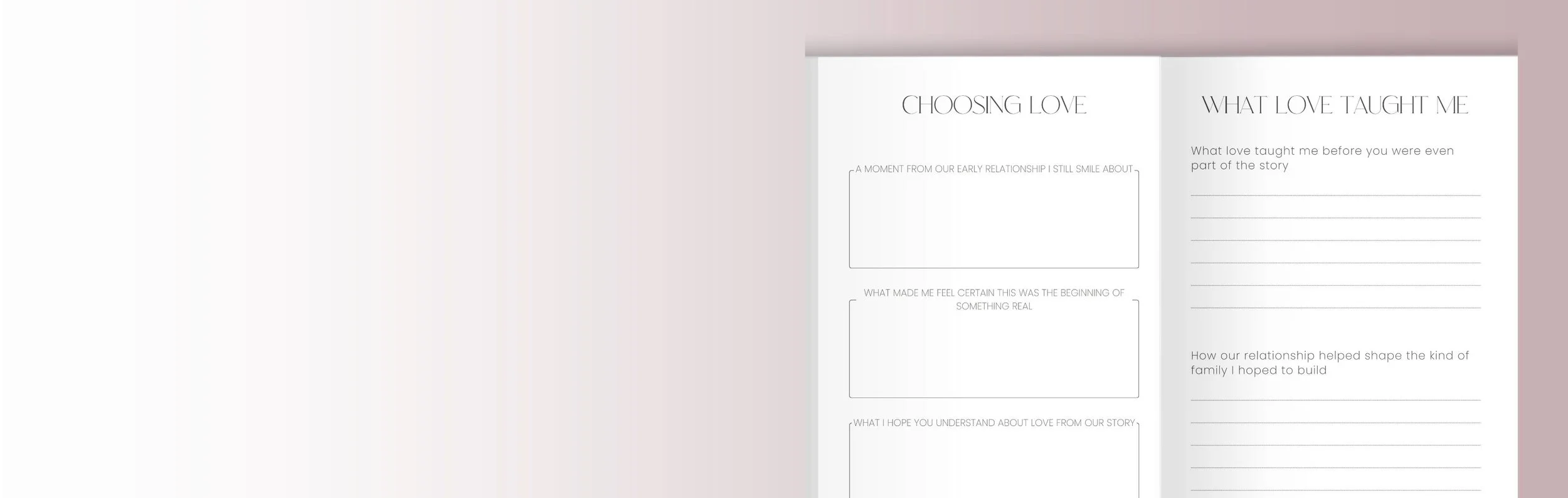 For My Daughter Guided Journal Inside Pages