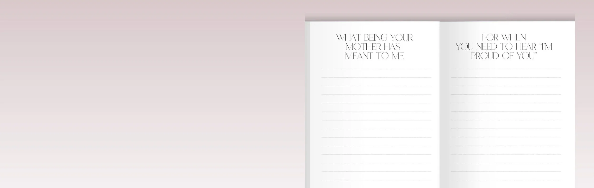 For My Daughter Guided Journal Inside Pages