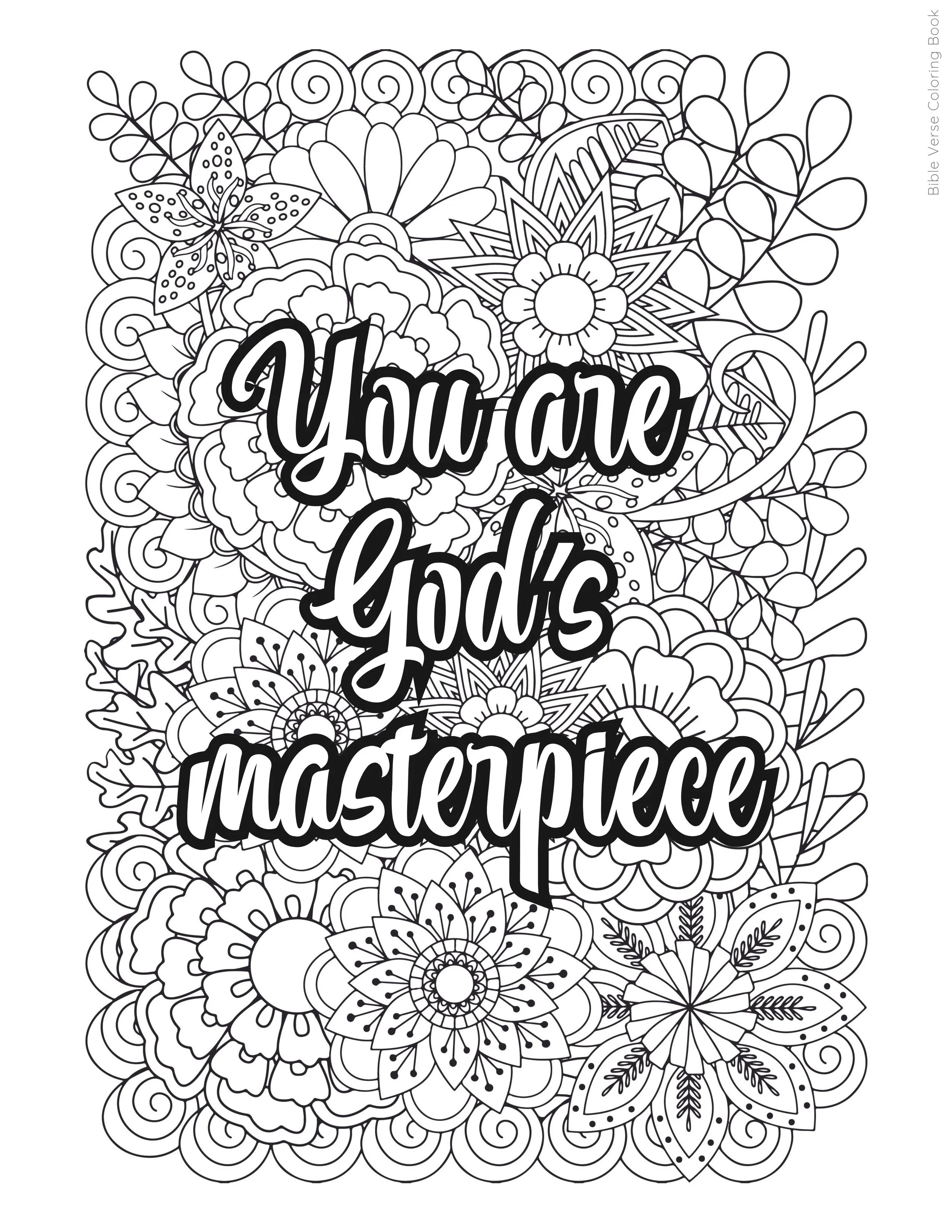 Bible Verse Coloring Book