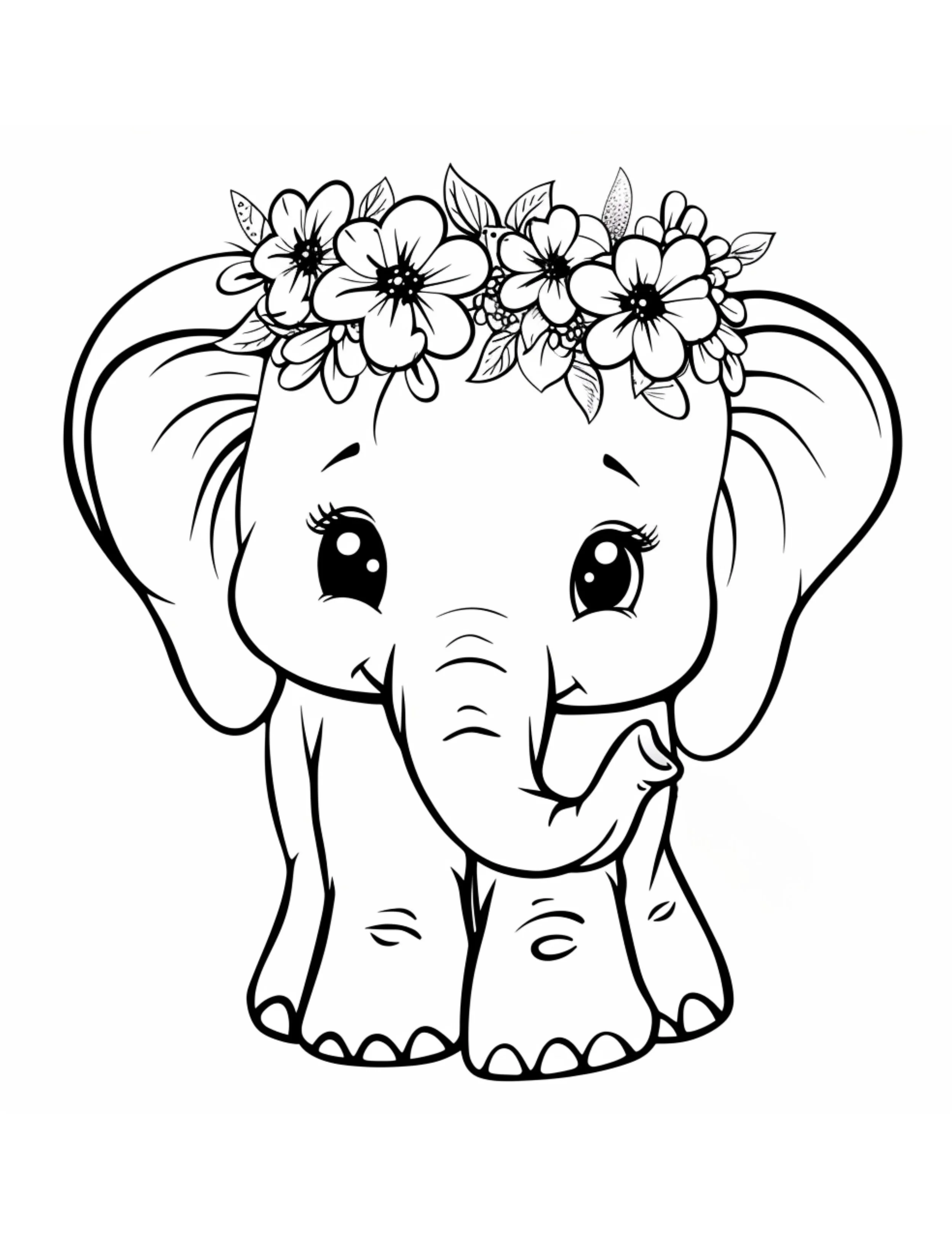 Animals with Flowers _ Elephant.jpg