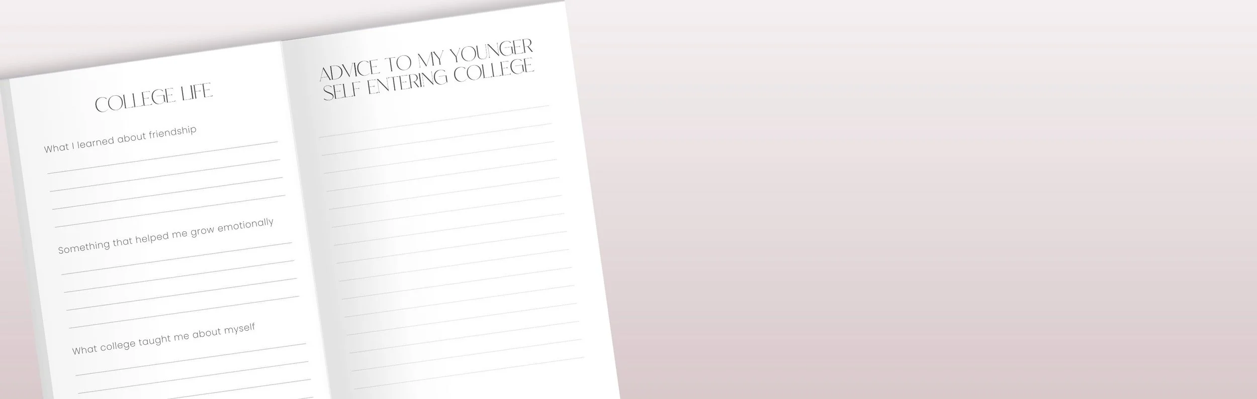 For My Daughter Guided Journal Inside Pages