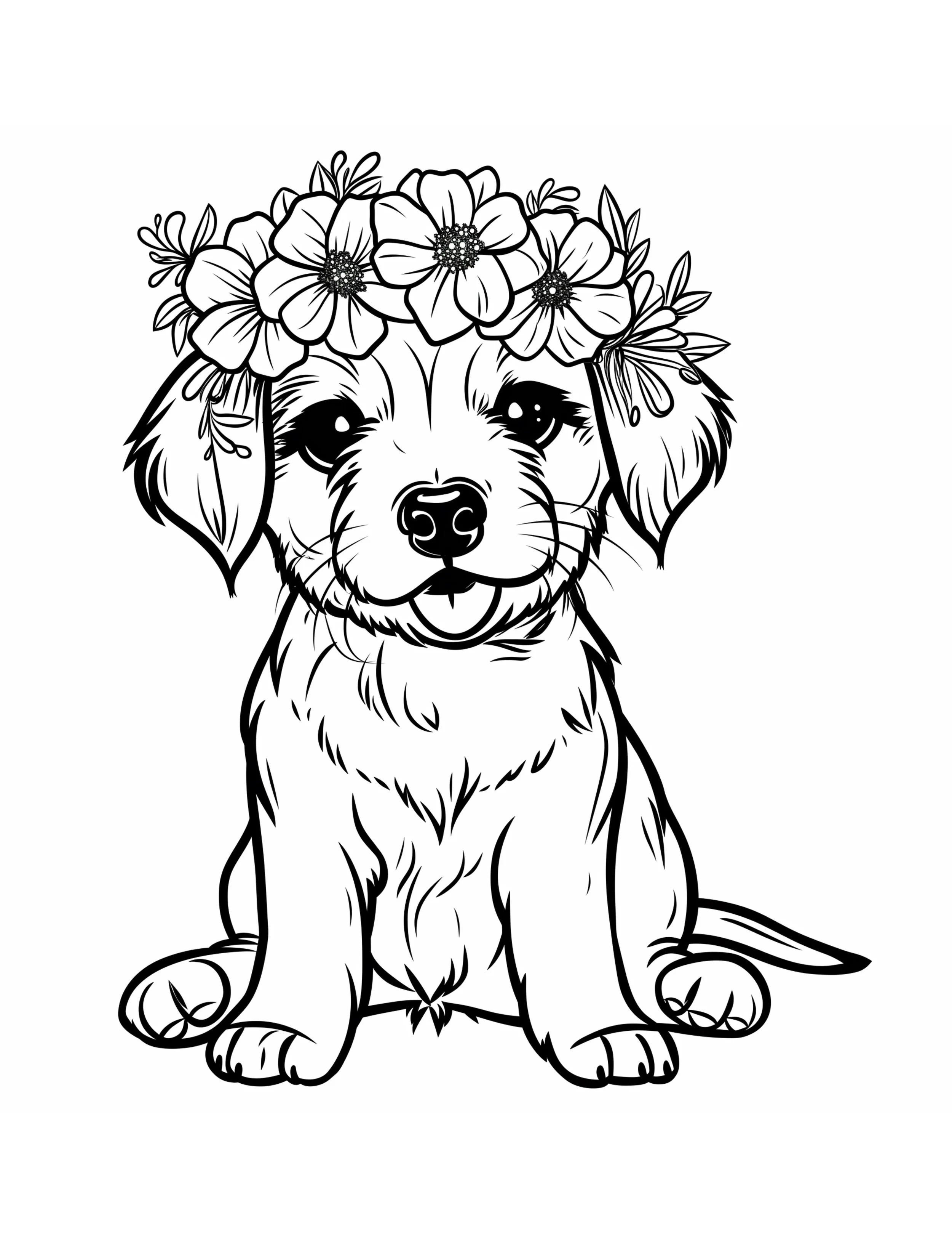 Animals with Flowers _ Dog.jpg