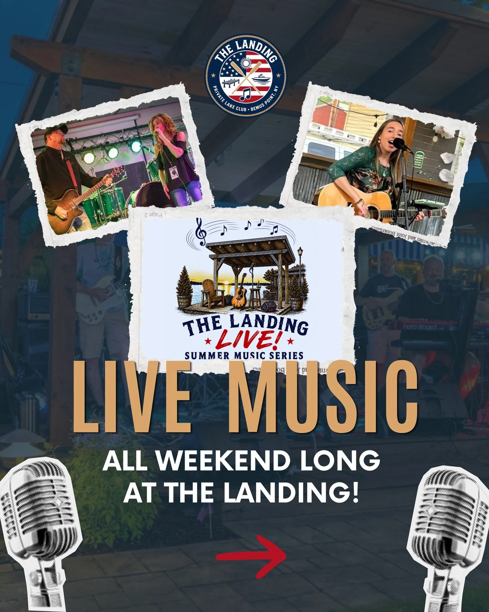 Nothing beats summer weekends at the lake... and your weekends start NOW!

Join us at The Landing today and tomorrow for our first weekend of The Landing Live! our new summer live music series!

🔔 Tonight | Jade Giambrone | 6&ndash;9PM

📌 Tomorrow 