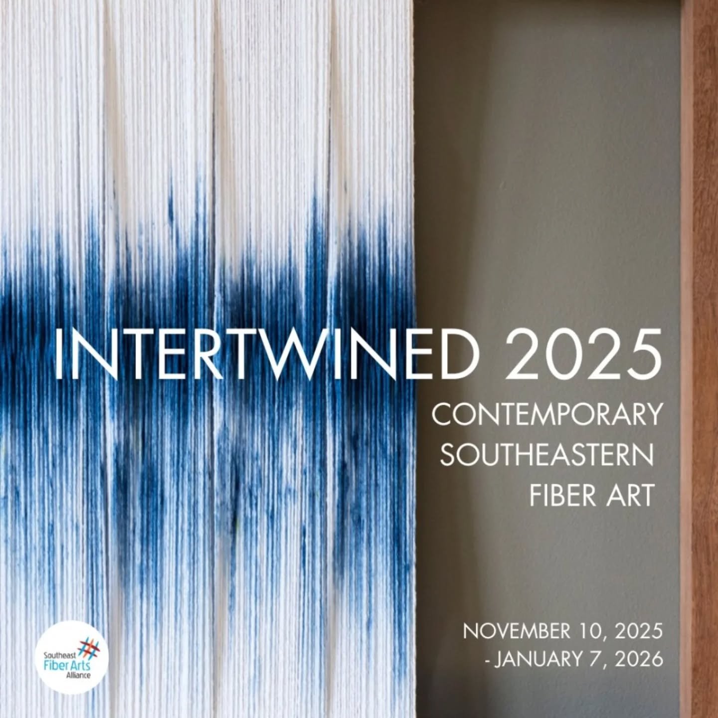 I'm so excited to be a part of SEFAA's  Intertwined show this year, I've just returned home after being away for a magical 6 weeks and am so happy to be returning to my community. I hope to see all of you at the opening reception from 5-7pm on Novemb