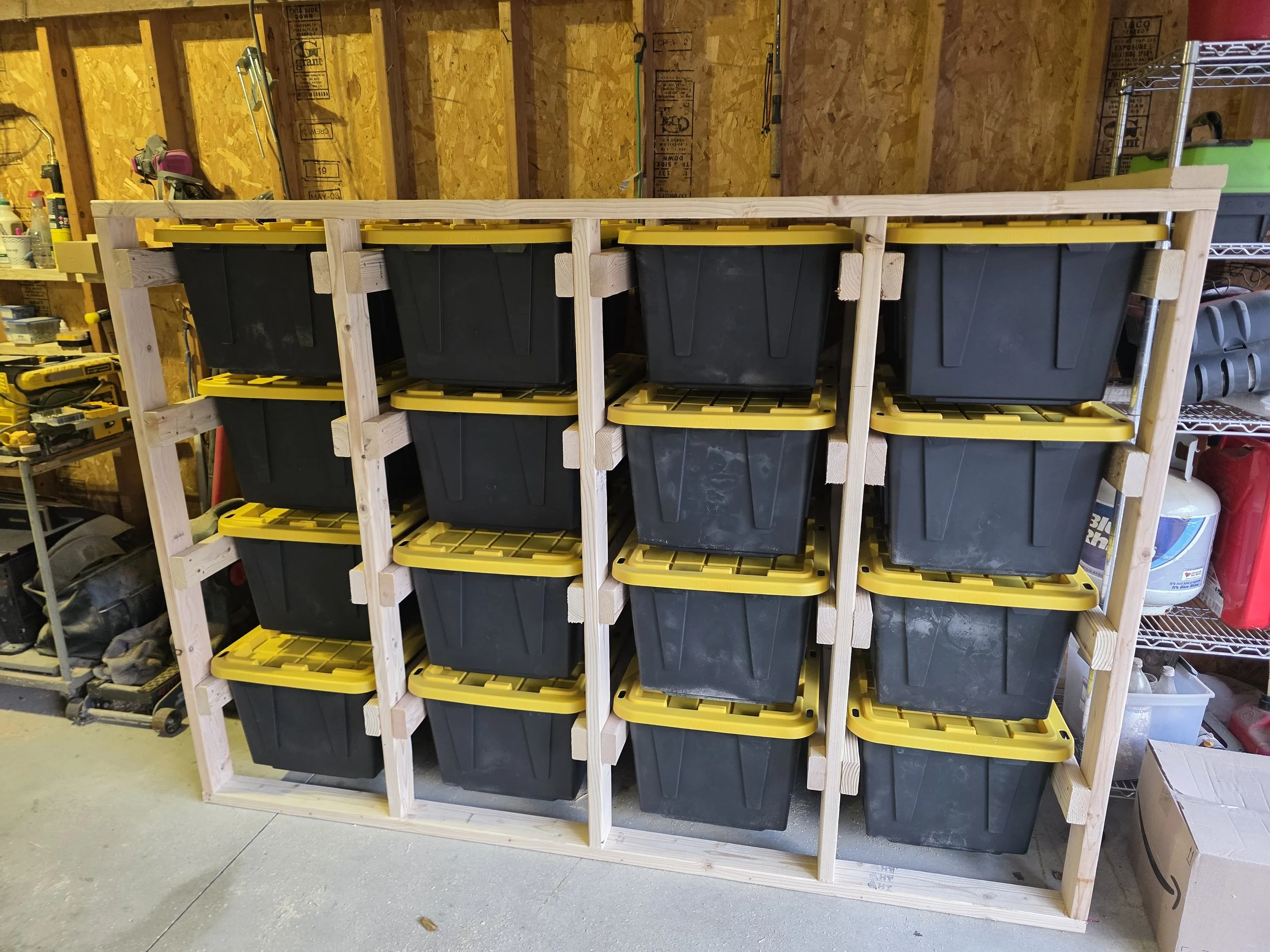 4x4 Tote Shelving