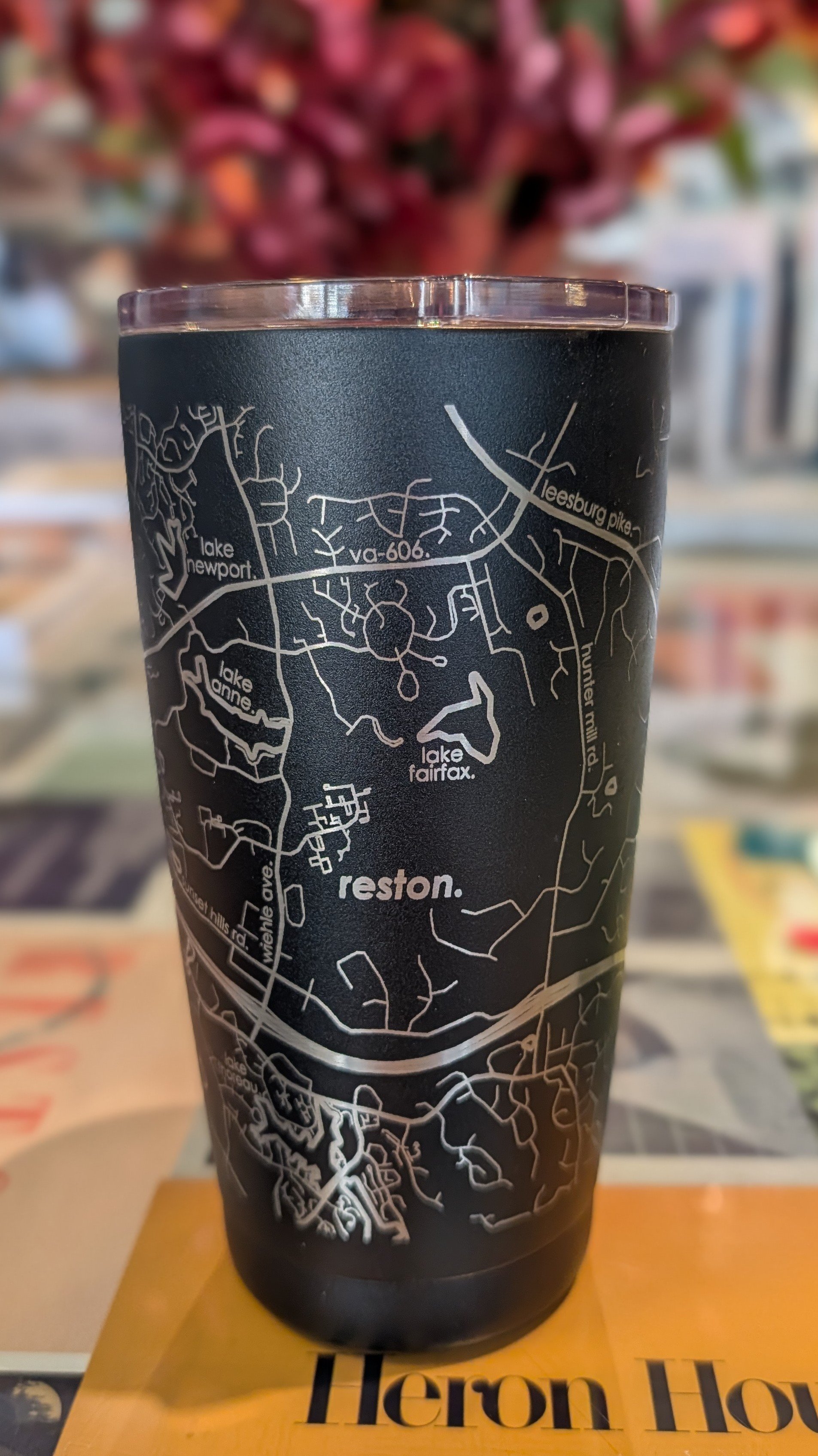 Reston 20oz Map Tumbler — Reston Museum
