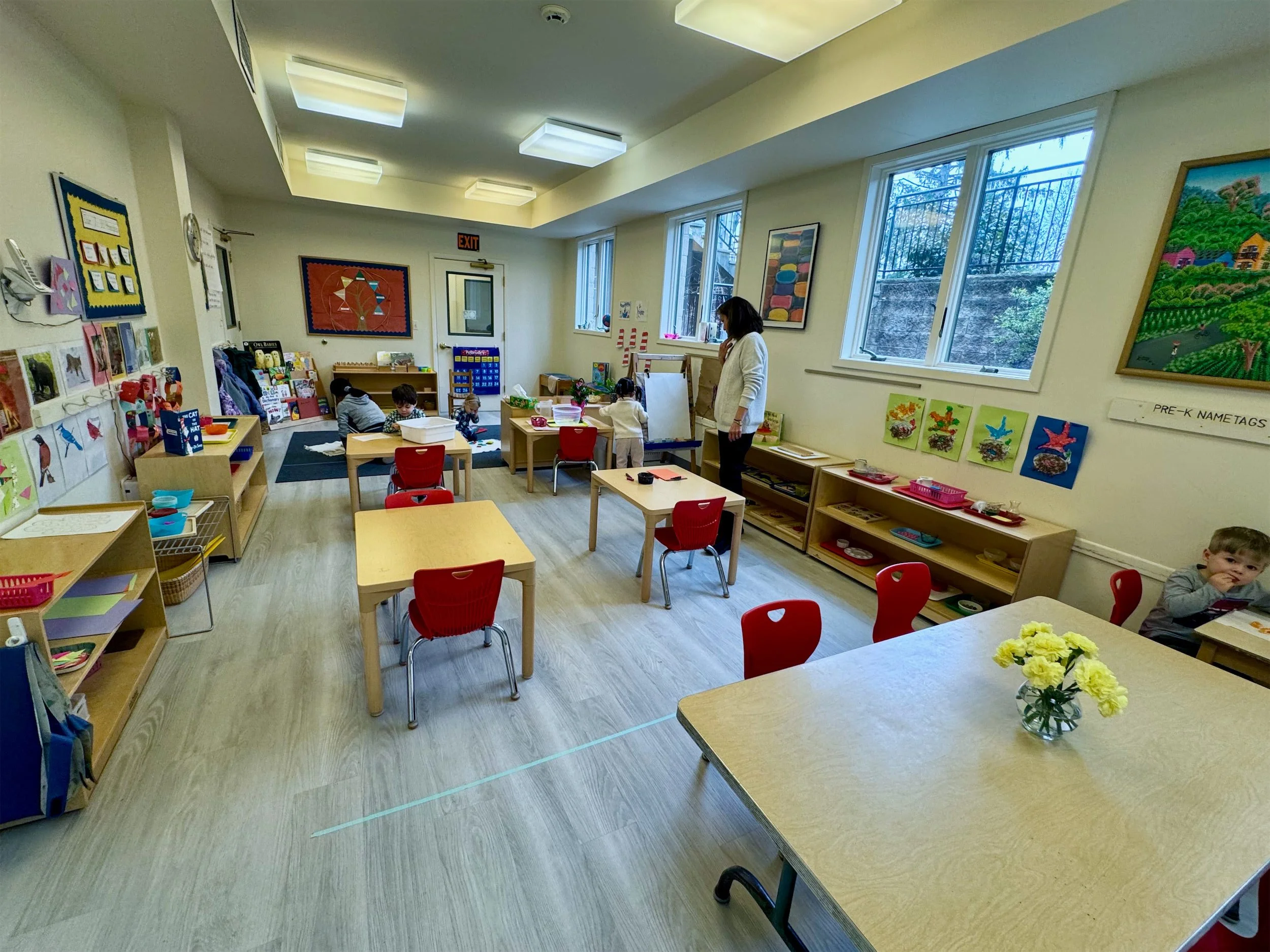 Image of the Stepping Stones Classroom at Little Crane Montessori School in Ridgewood, NJ Bergen County