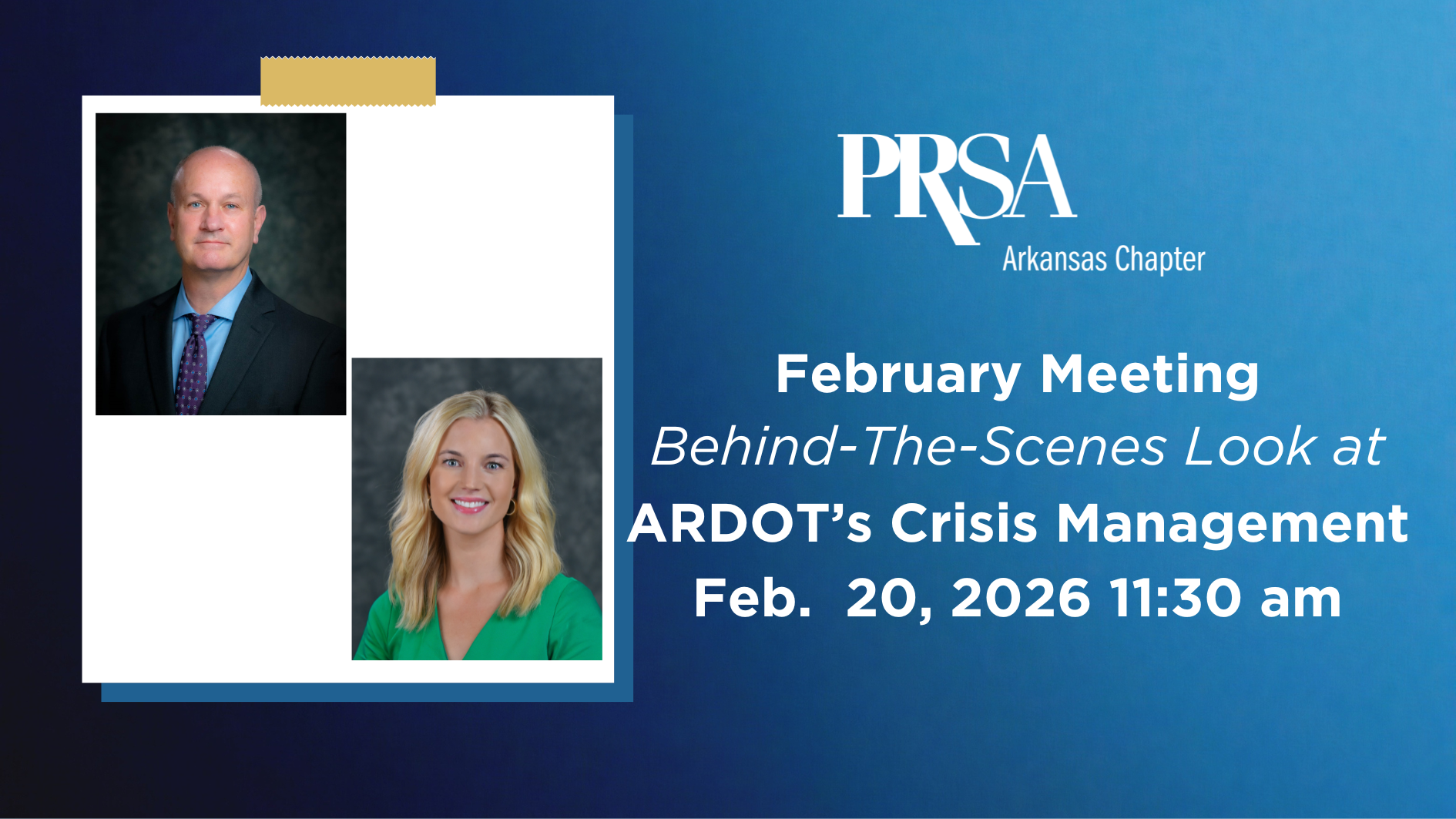 February Meeting: Behind-the-Scenes Look at ARDOT's Crisis Management