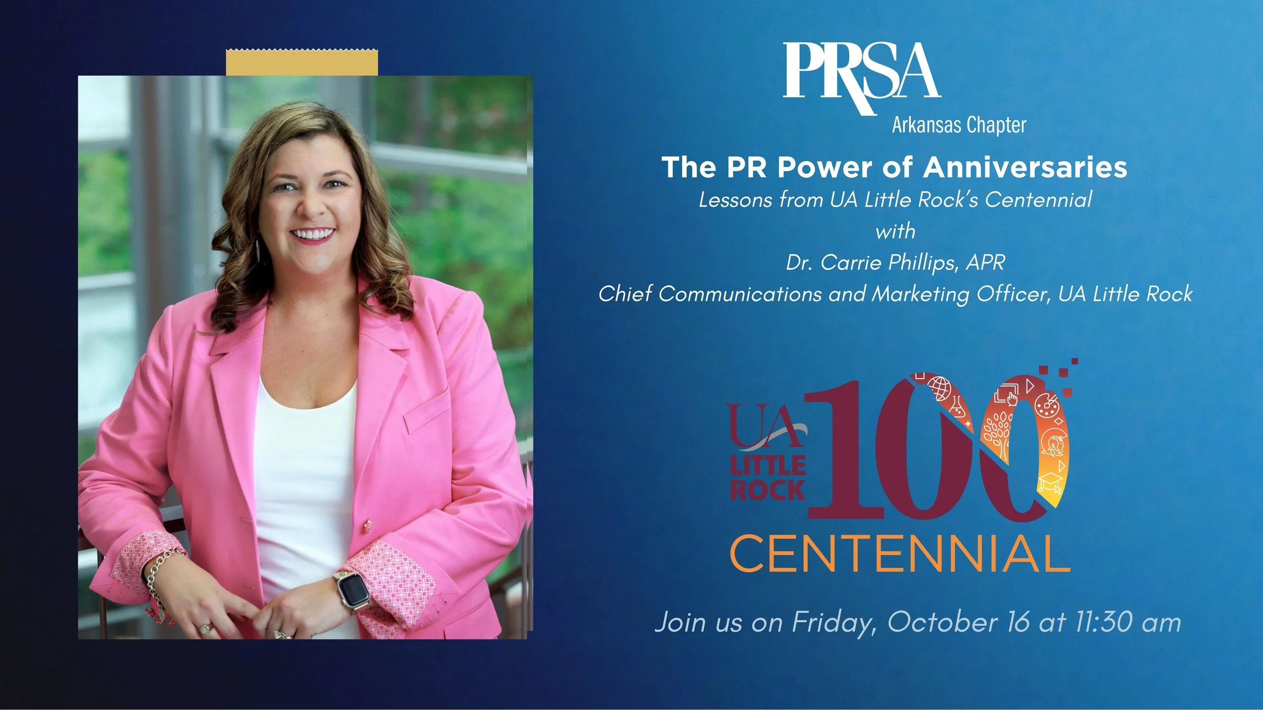 October Chapter Meeting: The PR Power of Anniversaries