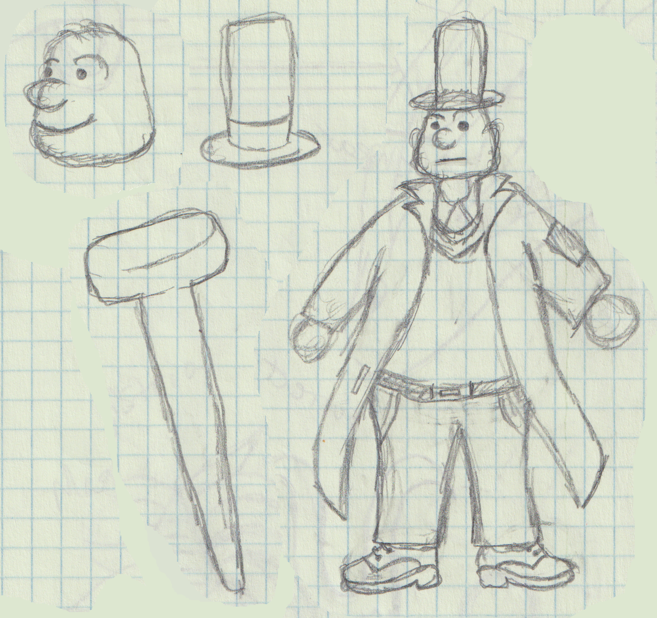 Mayor Frank (Design Sketches)