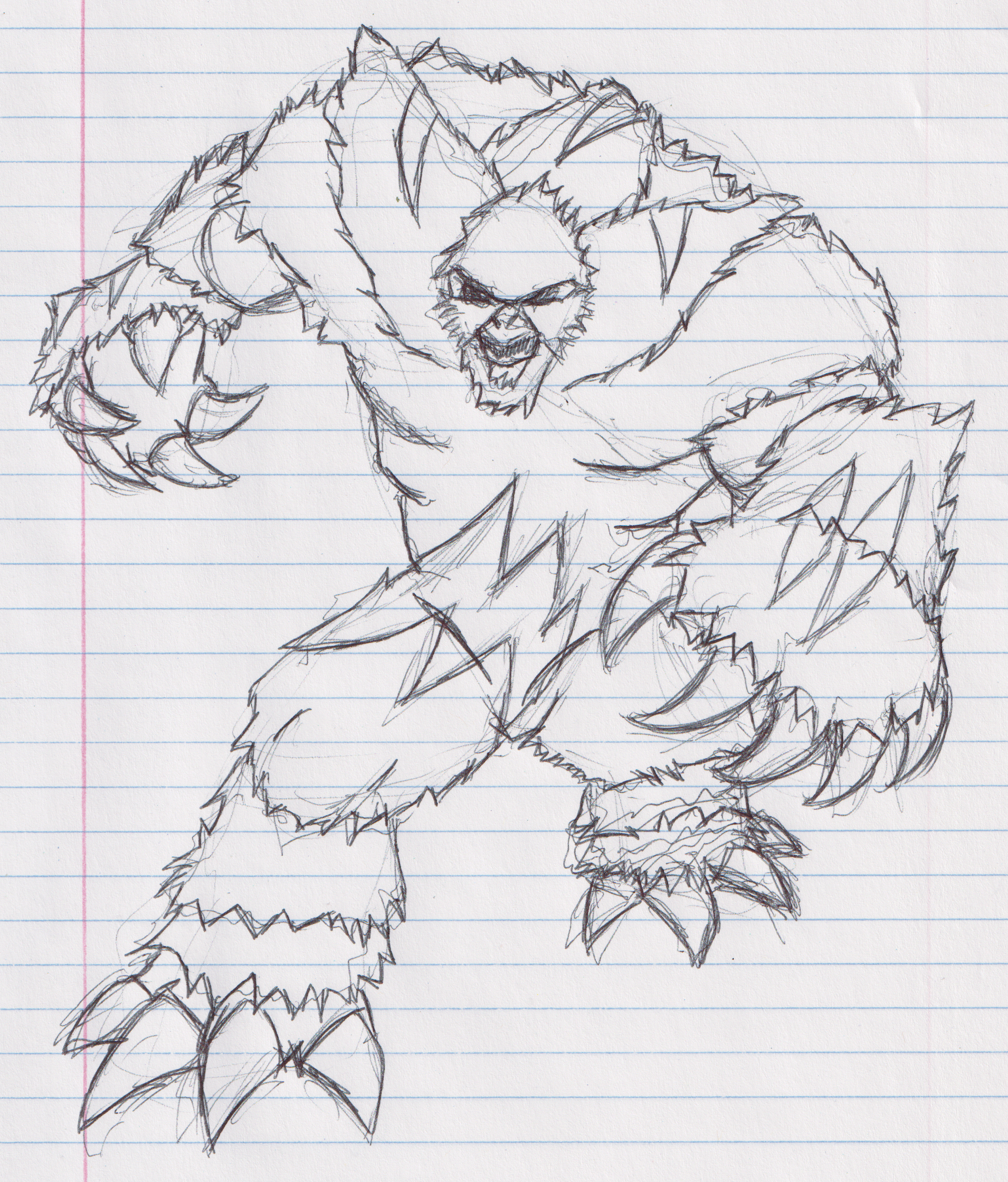 The Yeti (Draft Drawing) ✦ July 2, 2026