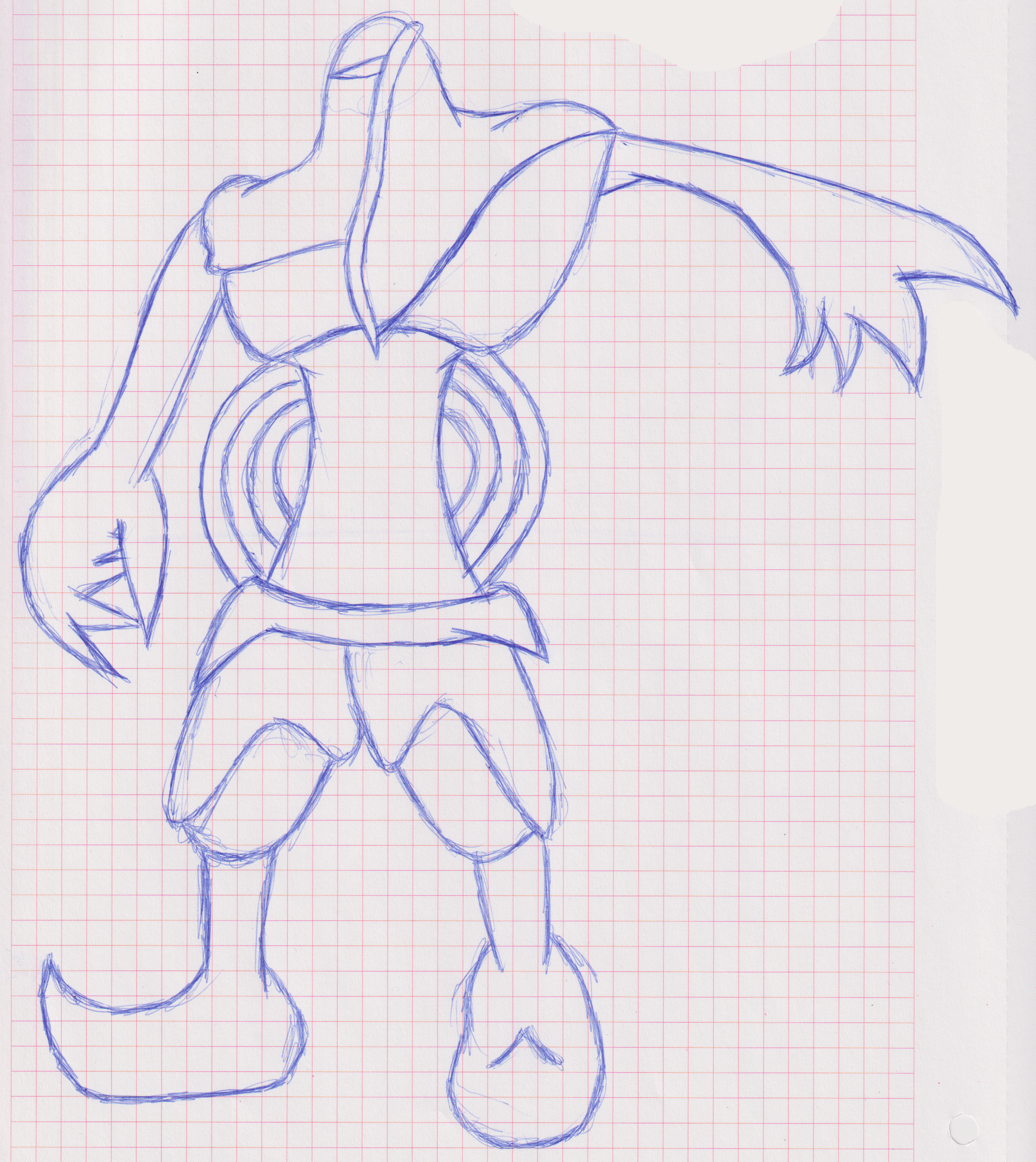 Ghostman (Draft Drawing) ✦ April 17, 2024