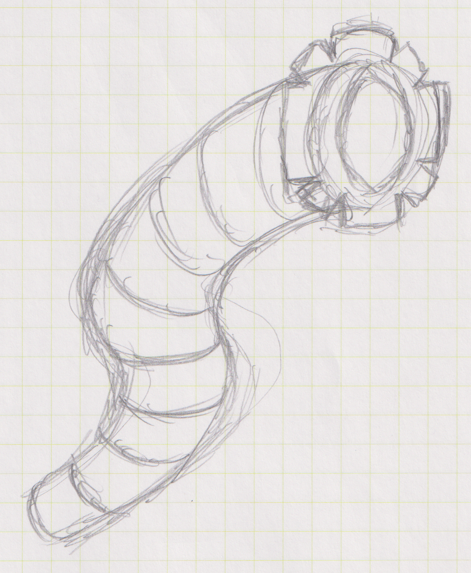 Robo-Leech (Draft Drawing)