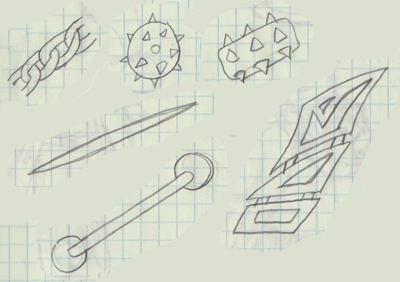 Captain Sabrina (Metal Weapon Sketches)