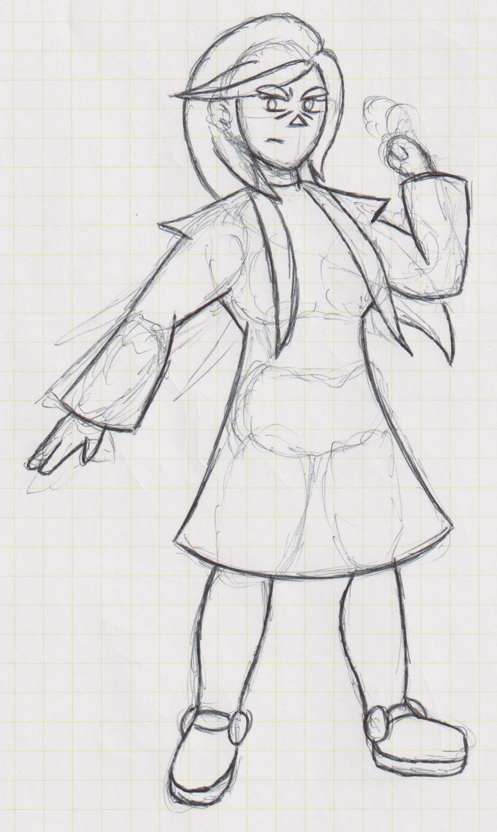 Wanderer (Draft Drawing)