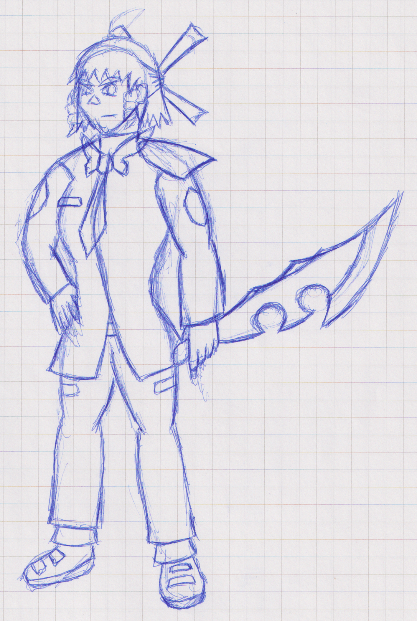 Captain Sabrina (Draft Drawing)