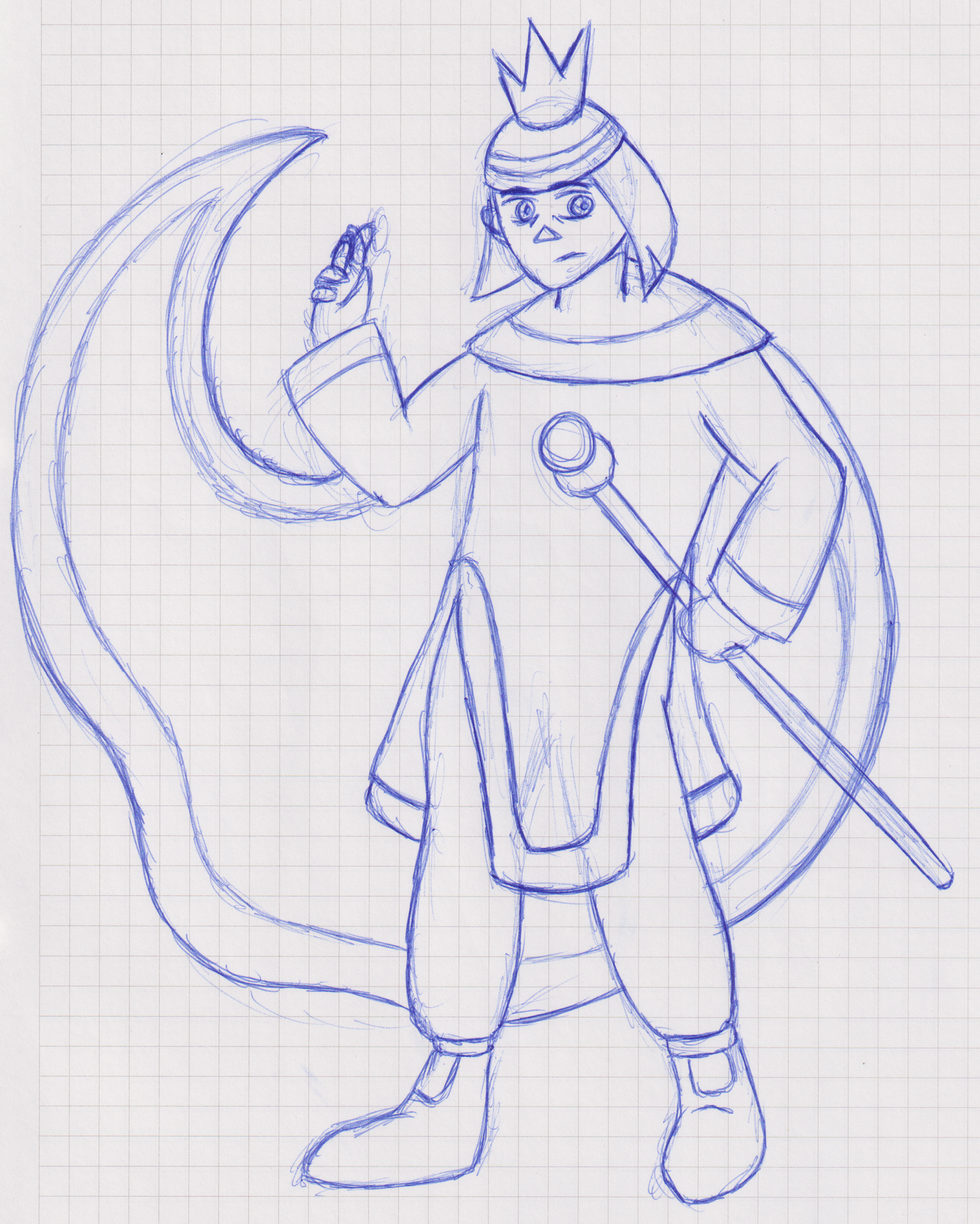 Prince Narcil (Draft Drawing)