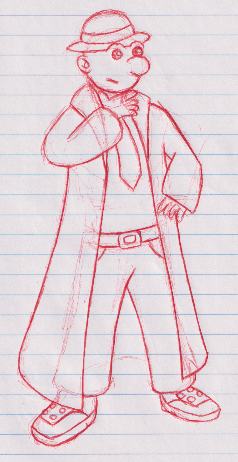 Principal Walter (Draft Drawing)