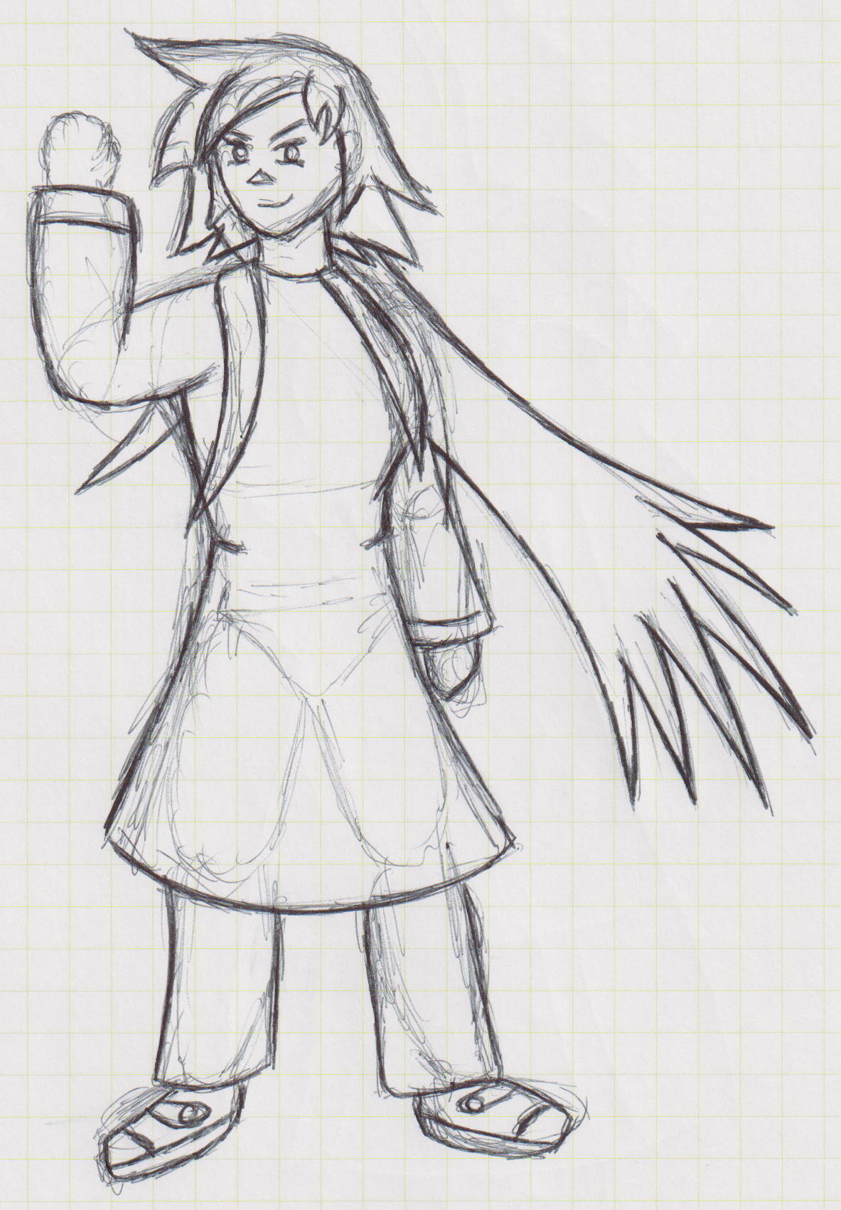 Leslie (Draft Drawing)
