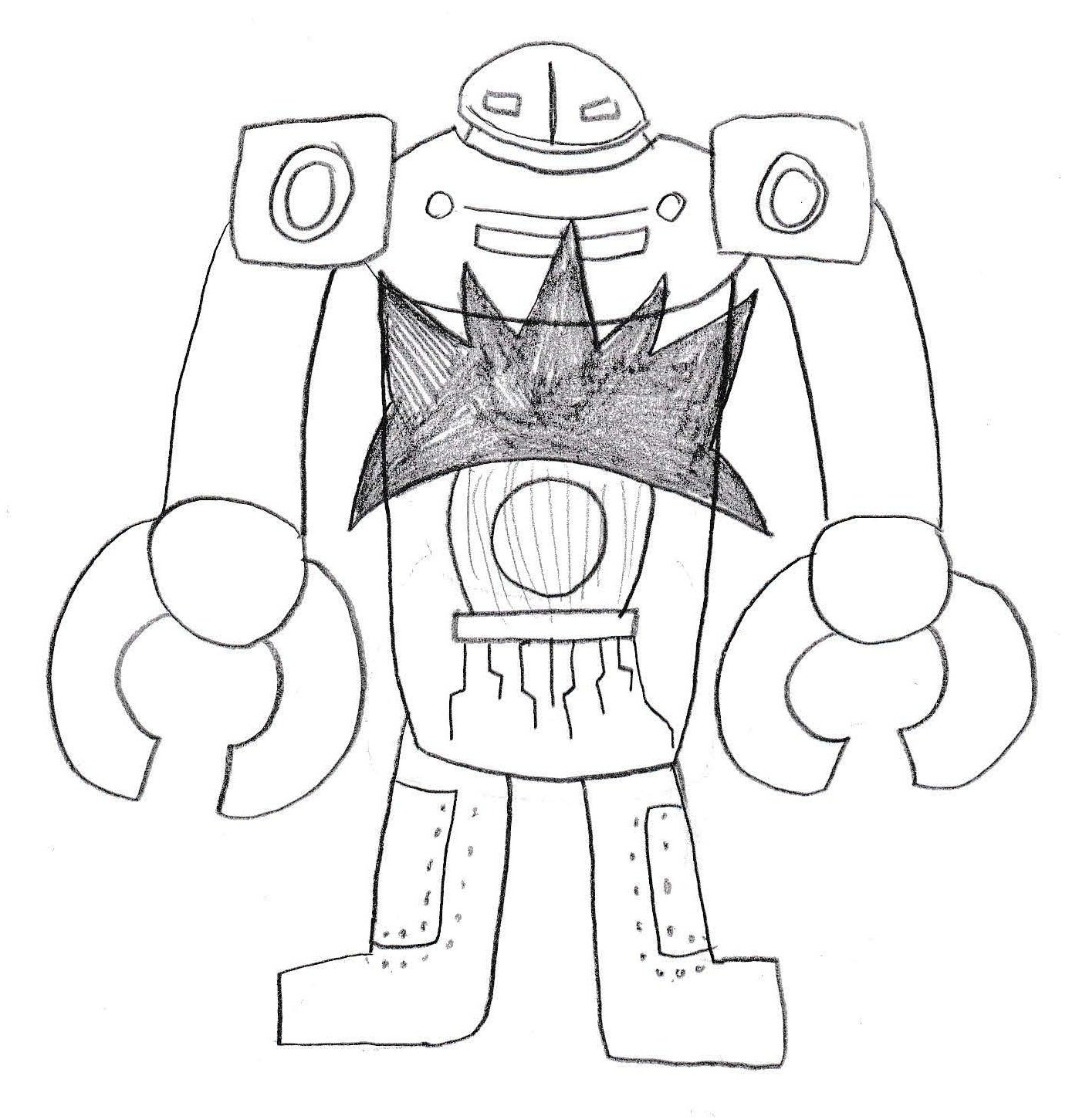Robo-Titan (First Drawing)