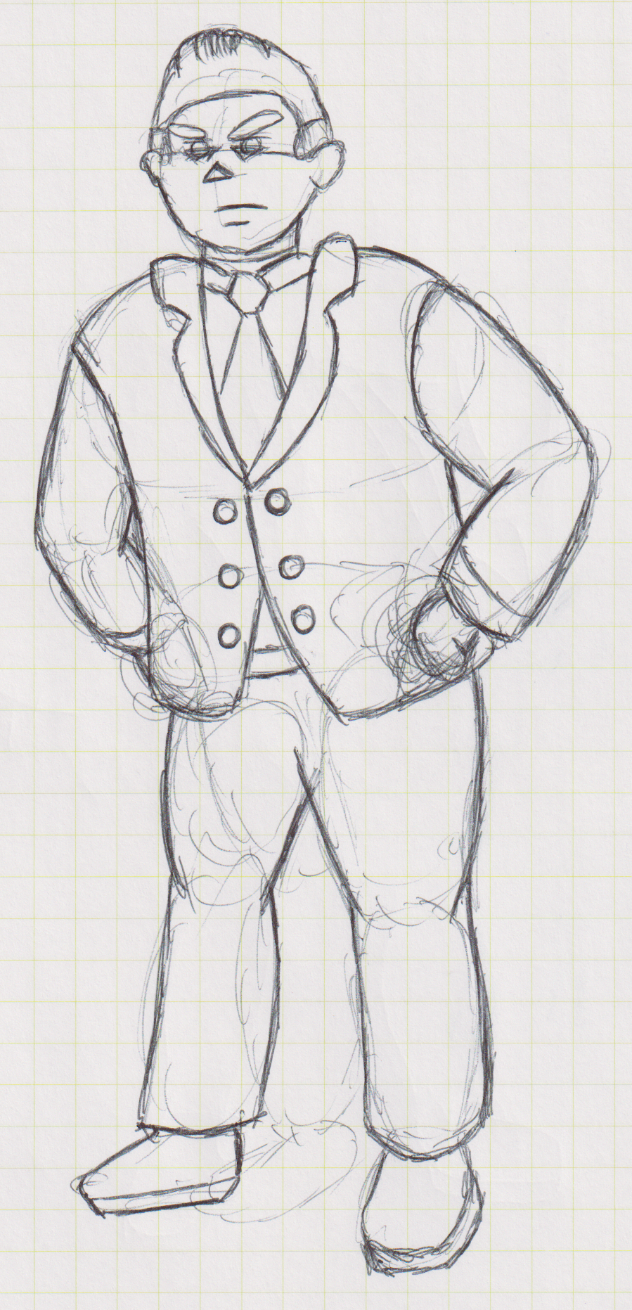 Booker (Draft Drawing)