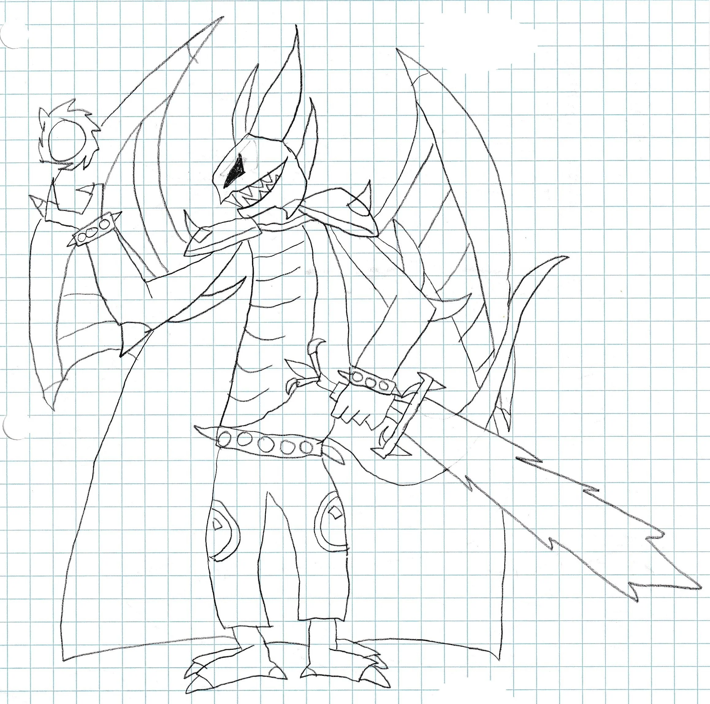 King Tyrangon (First Drawing)