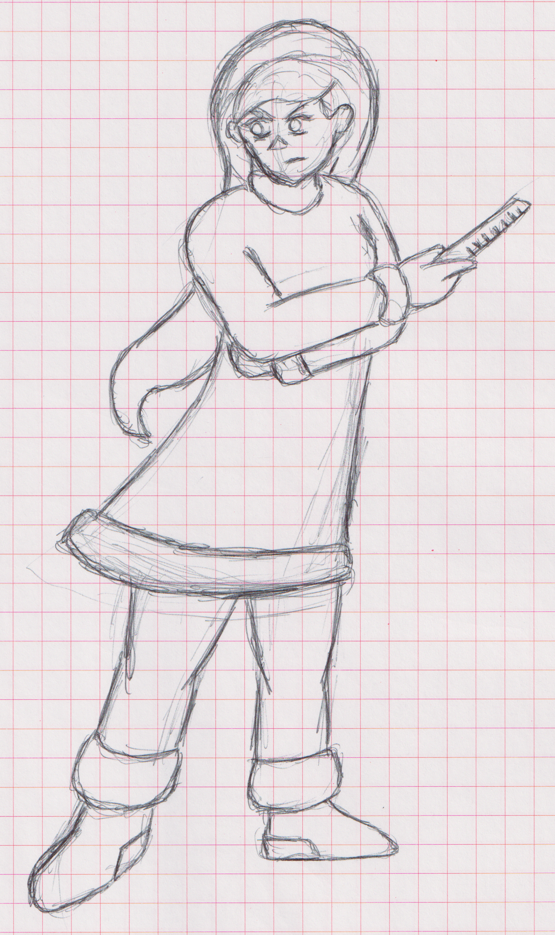 Heather (Draft Drawing)