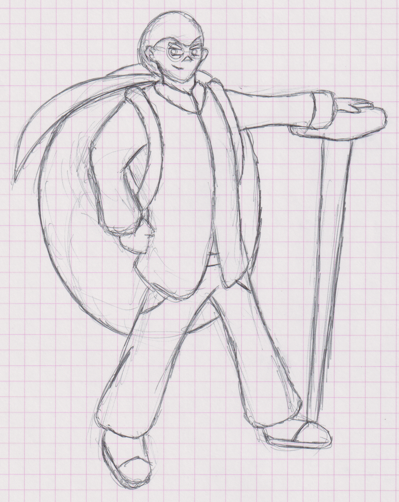 Dr. Rock (Draft Drawing)
