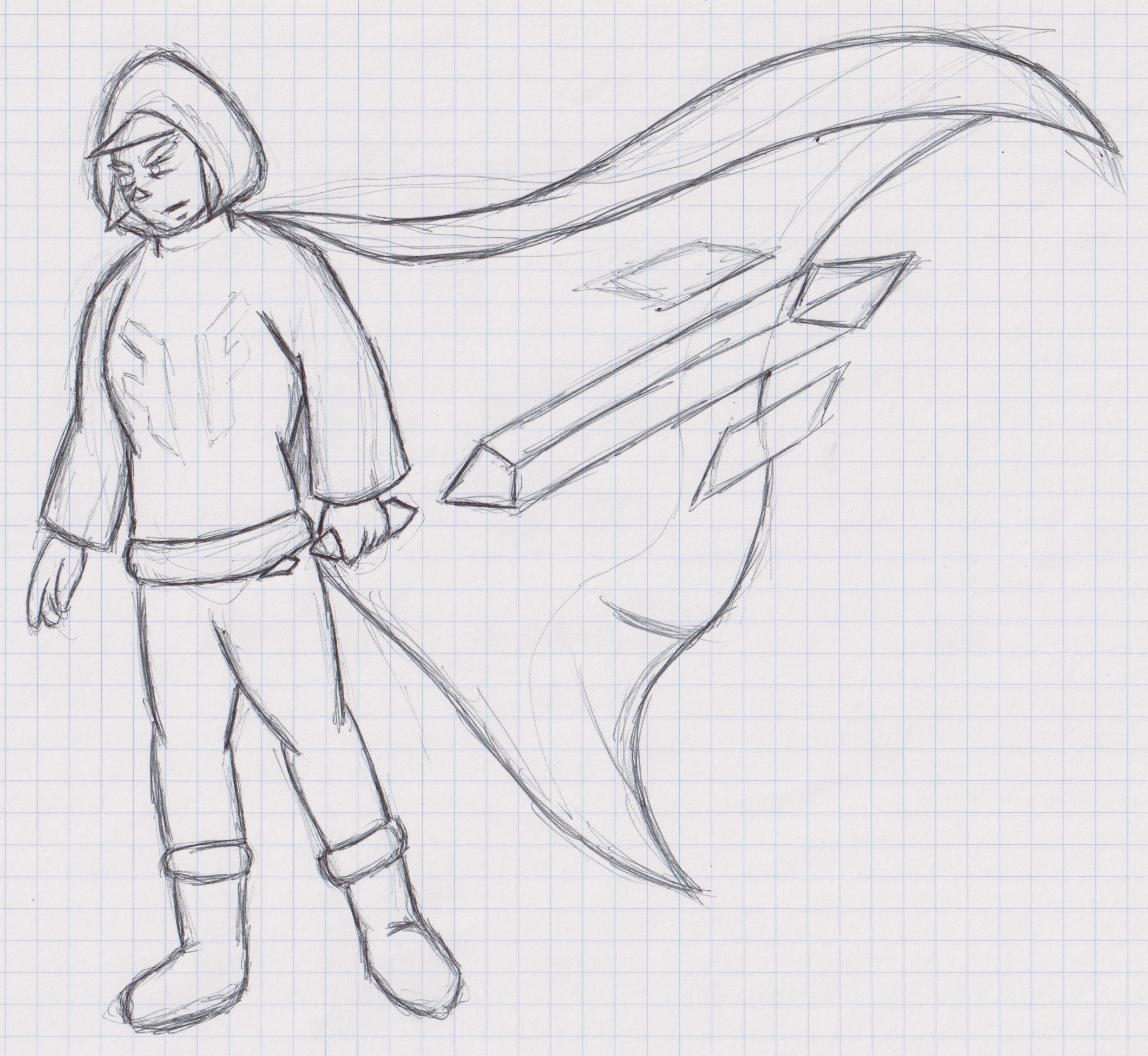 Javier (Early Draft Drawing)