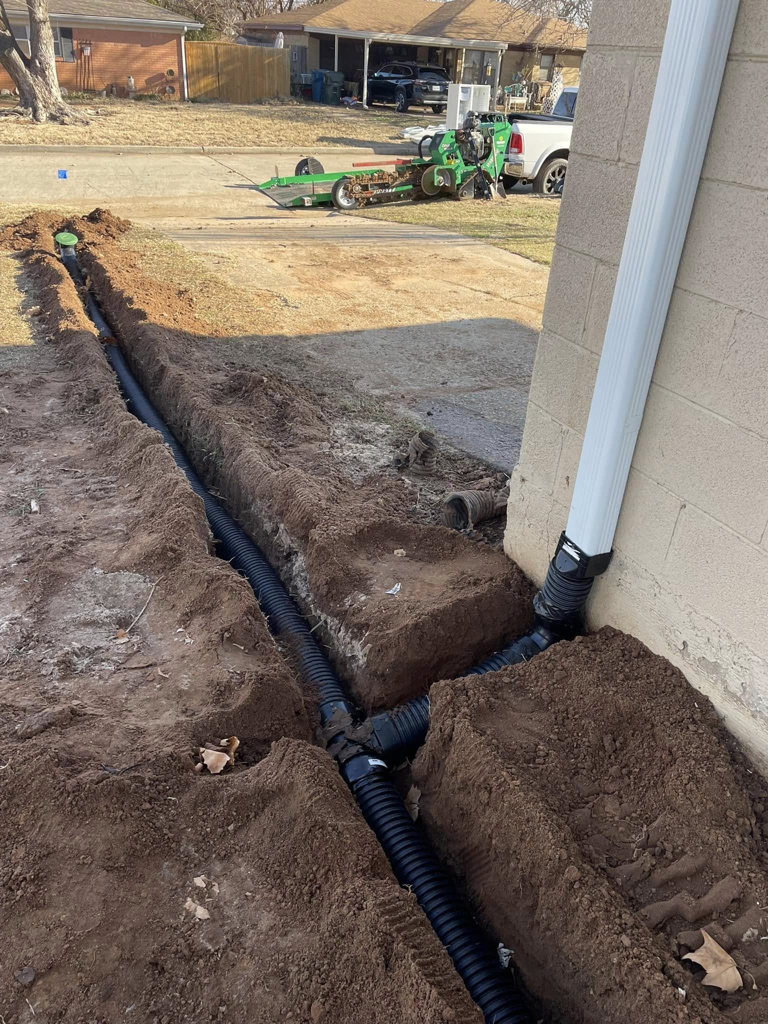 French Drain Installation