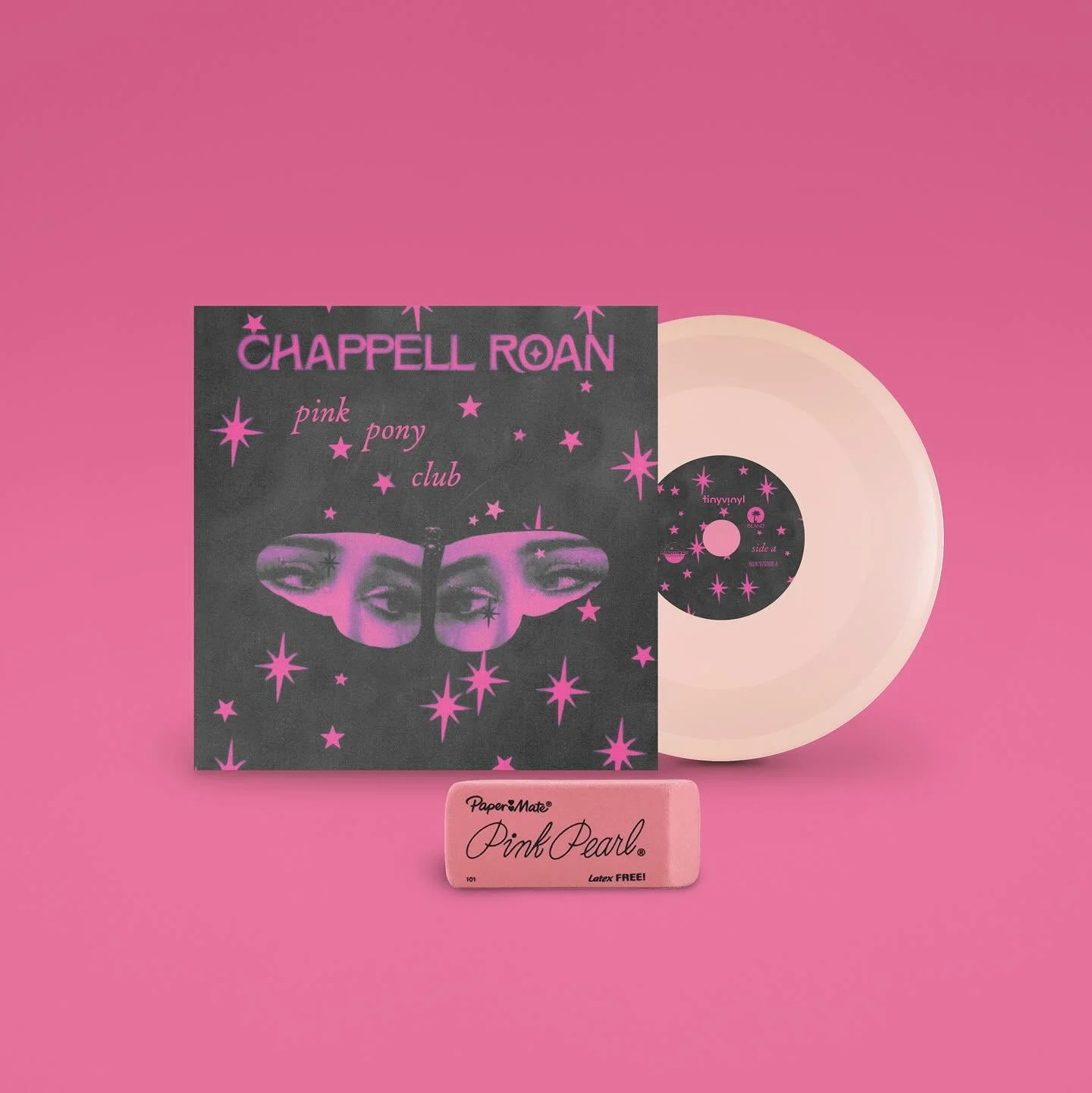 tv0060
Chappell Roan (@chappellroan)
Side A: Pink Pony Club
Side B: Naked In Manhattan
Available: Target
#tinyvinyl