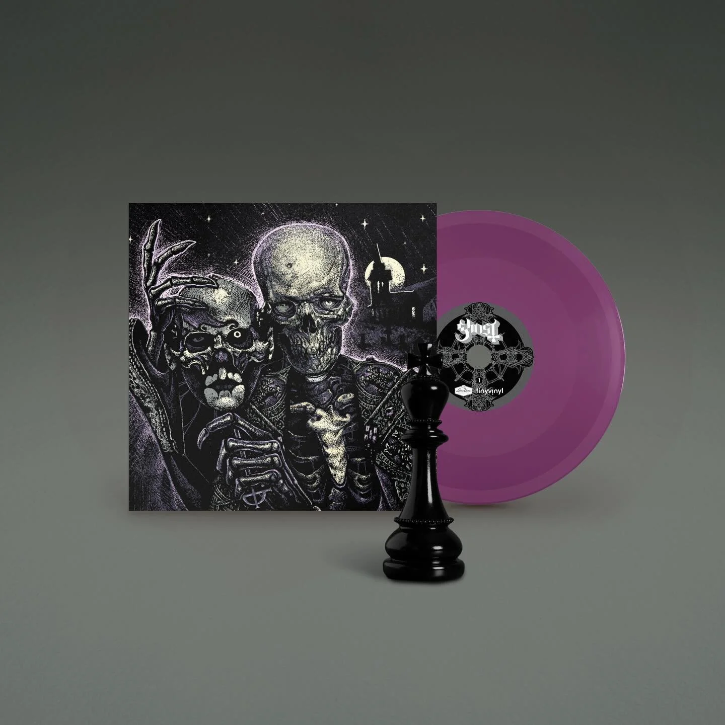 tv0054
Ghost (@thebandghost) 
Side A: Lachryma
Side B: Mary On A Cross
Available: Target
#tinyvinyl