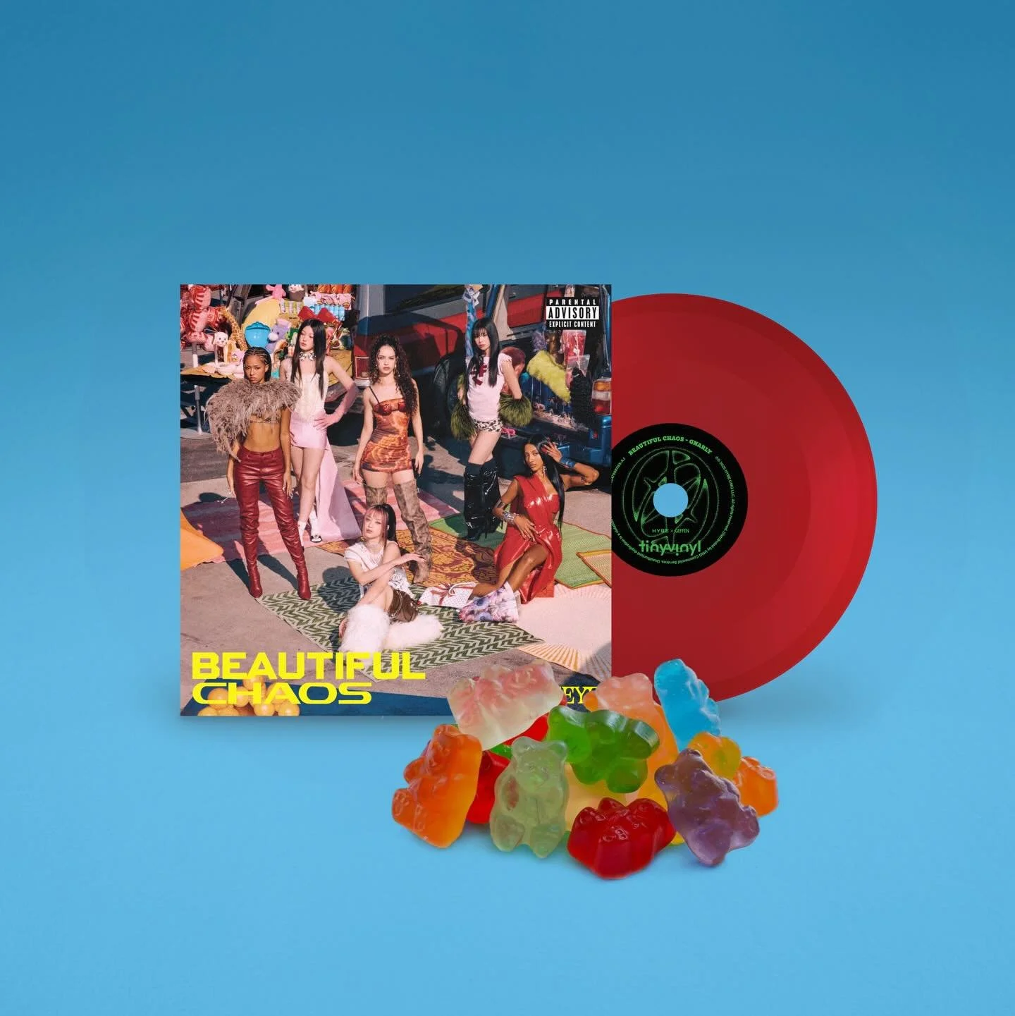 tv0081
Katseye (@katseyeworld) 
Side A: Gnarly
Side B: Gabriela
Available: Target
#tinyvinyl