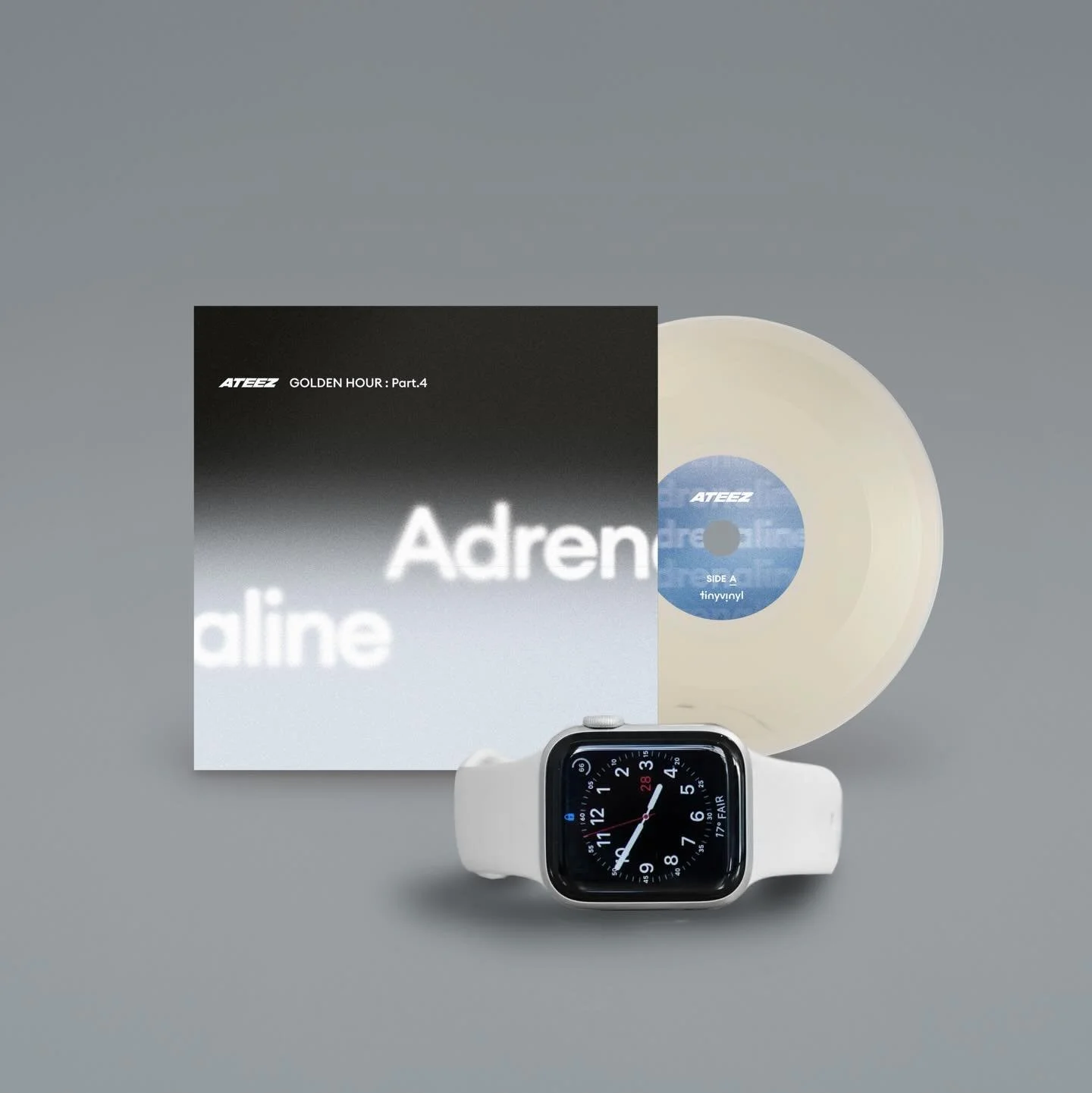 tv0083
ATEEZ (@ateez_official_ )
Side A: Adrenaline (Instrumental)
Side B: Voice Note (SUNSET version)
Available: Target
@hello82official