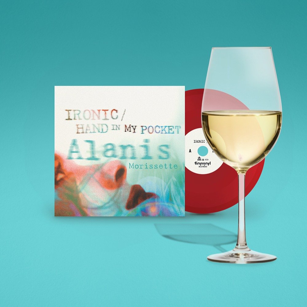 tv0073
Alanis Morissette @alanis 
Side A: Ironic
Side B: Hand In My Pocket
Pre-Order Available: Target
#tinyvinyl