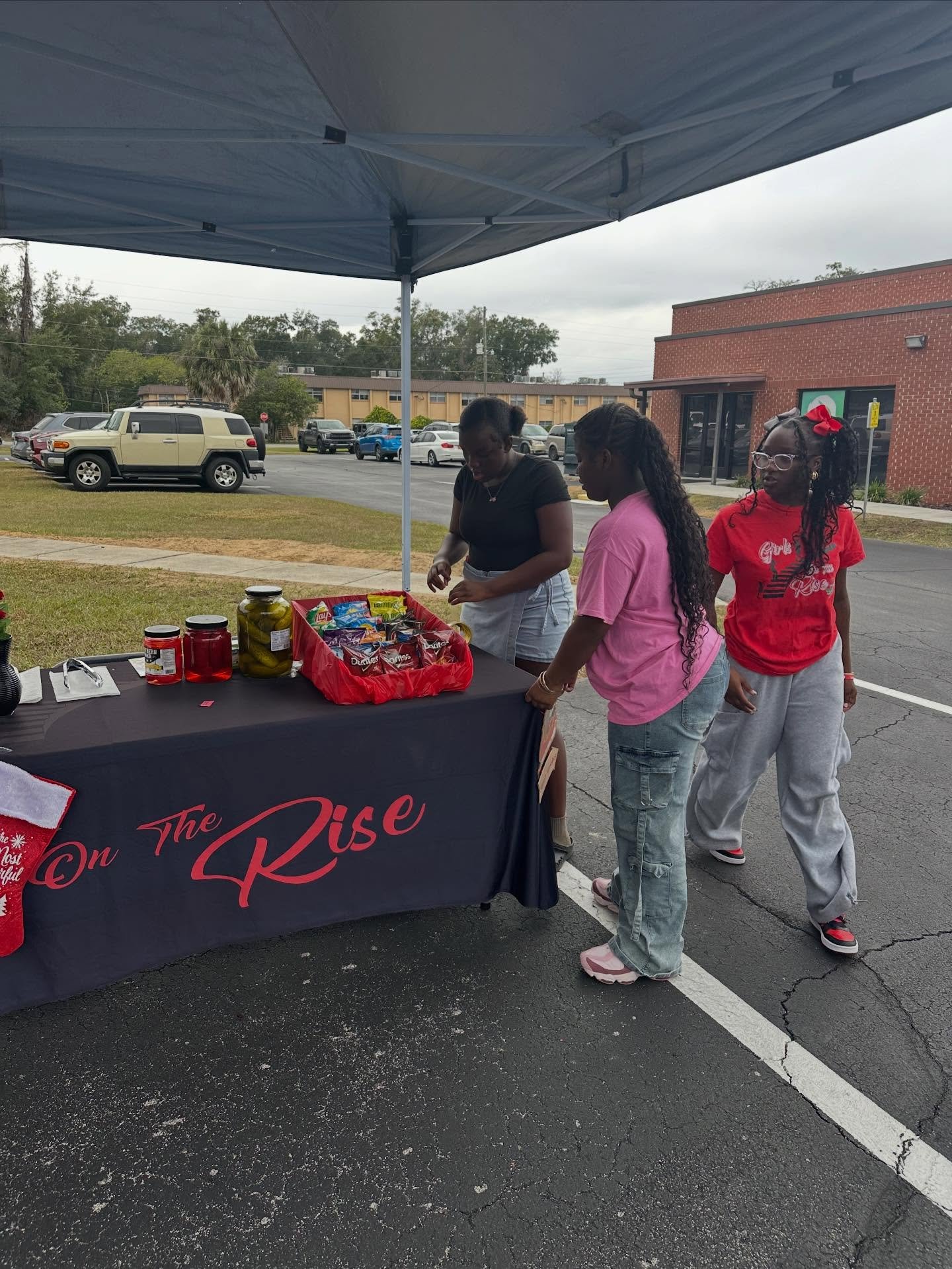 Thank God for another successful fun day @kutdifferent_inc . We are always excited to enjoy time with the girls who are able to participate in community events. Today, three of our middle school girls stepped up big time and managed the sales of our 
