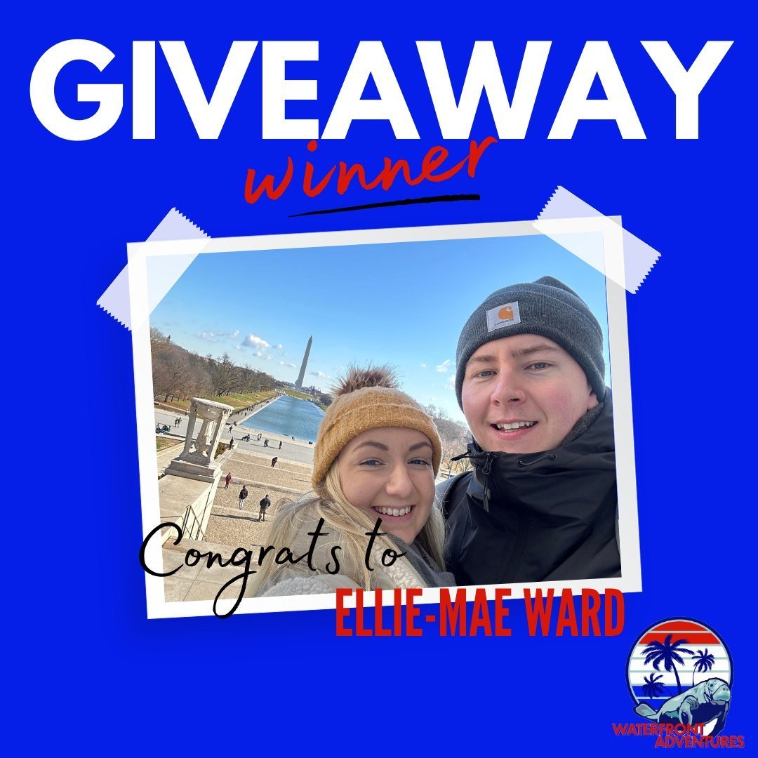 We're absolutely thrilled to announce the winner of our Manatee Swim for 2 People Giveaway! We received so much love from all of you liking our post and sharing it with all of your friends! So we would like to congratulate @elliemaeward on winning th