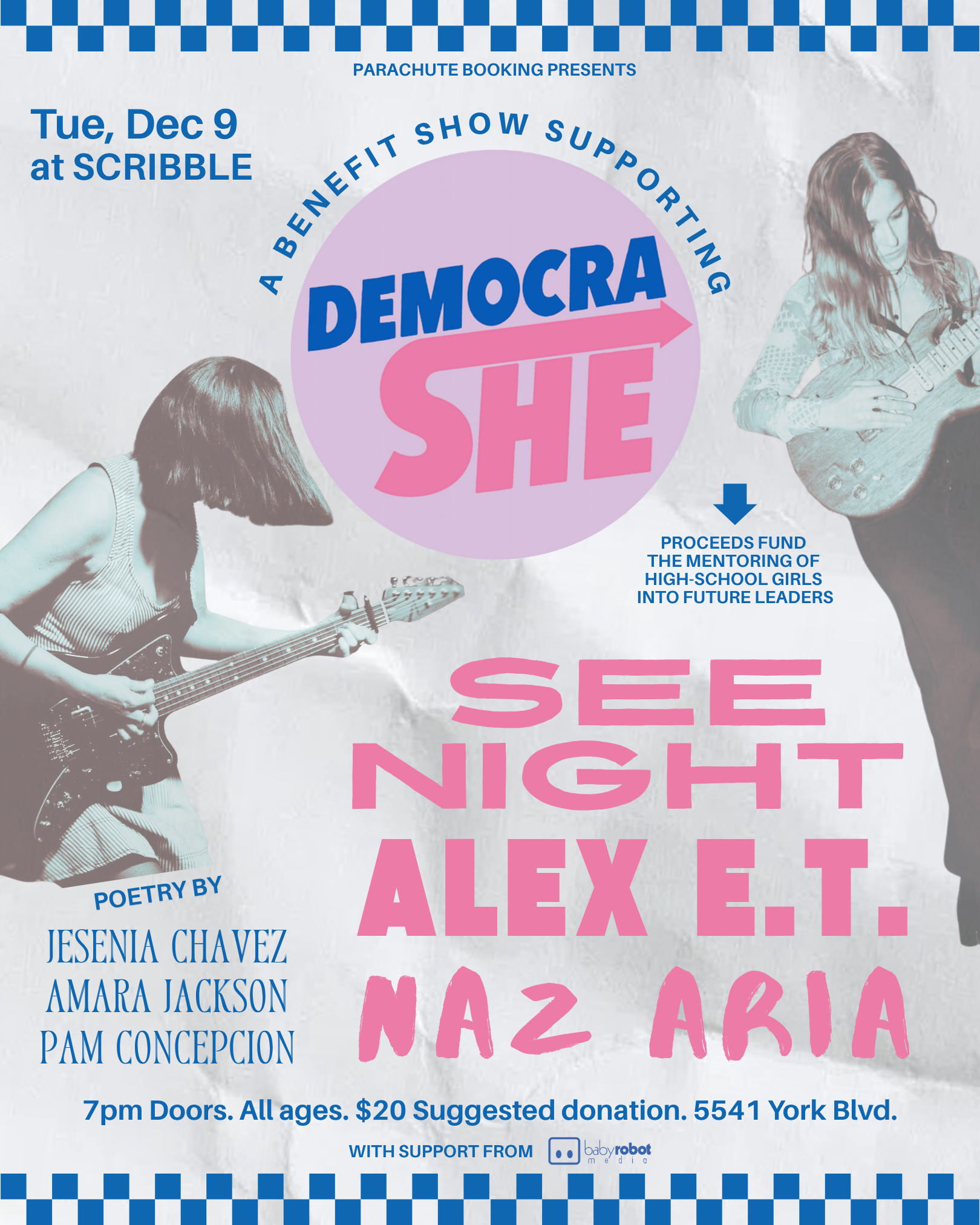A benefit show supporting DemocraShe