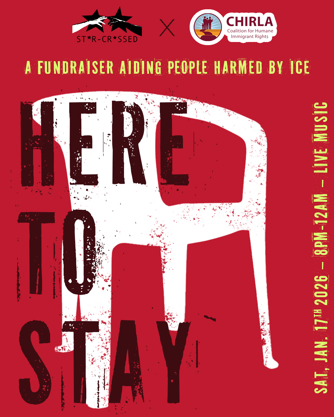 Here to Stay: A fundraiser aiding people harmed by Ice
