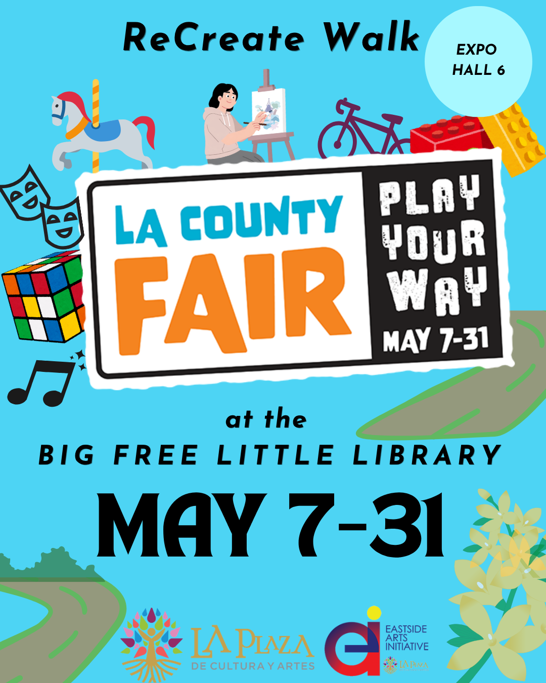 LA County Fair: Play Your Way, at The big Free Little Library
