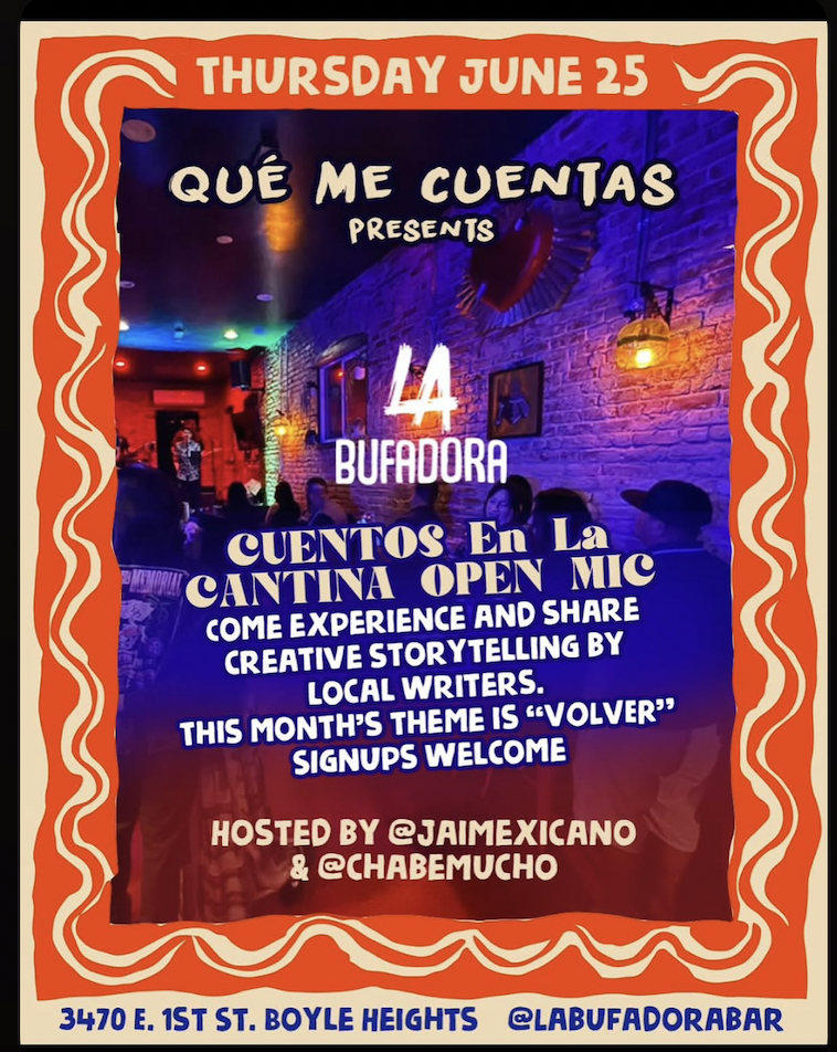 Que me Cuentas Presents: Cuentos en la Cantina
