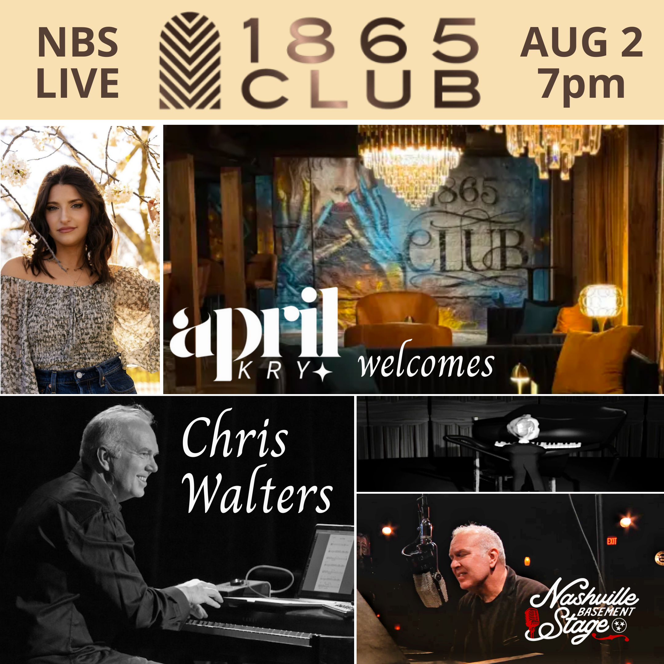 NBS Live at 1865 Club with April Kry and Chris Walters