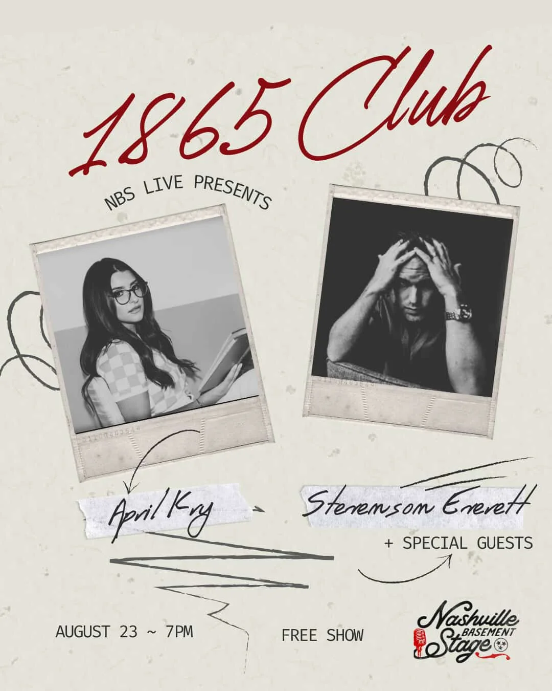 NBS Live at 1865 Club with April Kry and Stevenson Everett