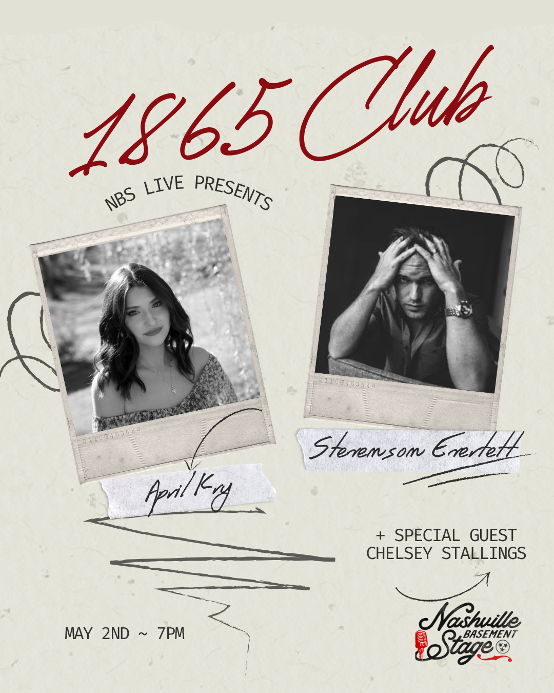 NBS Live at 1865 Club with April Kry and Stevenson Everett