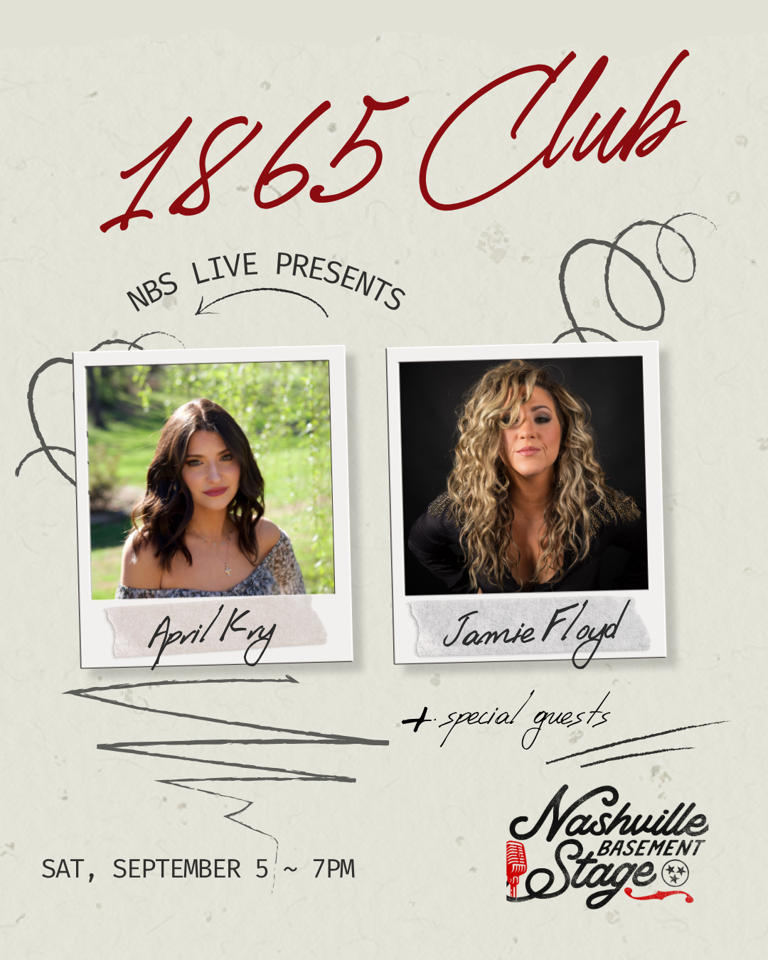 NBS Live at 1865 Club with April Kry and Jamie Floyd