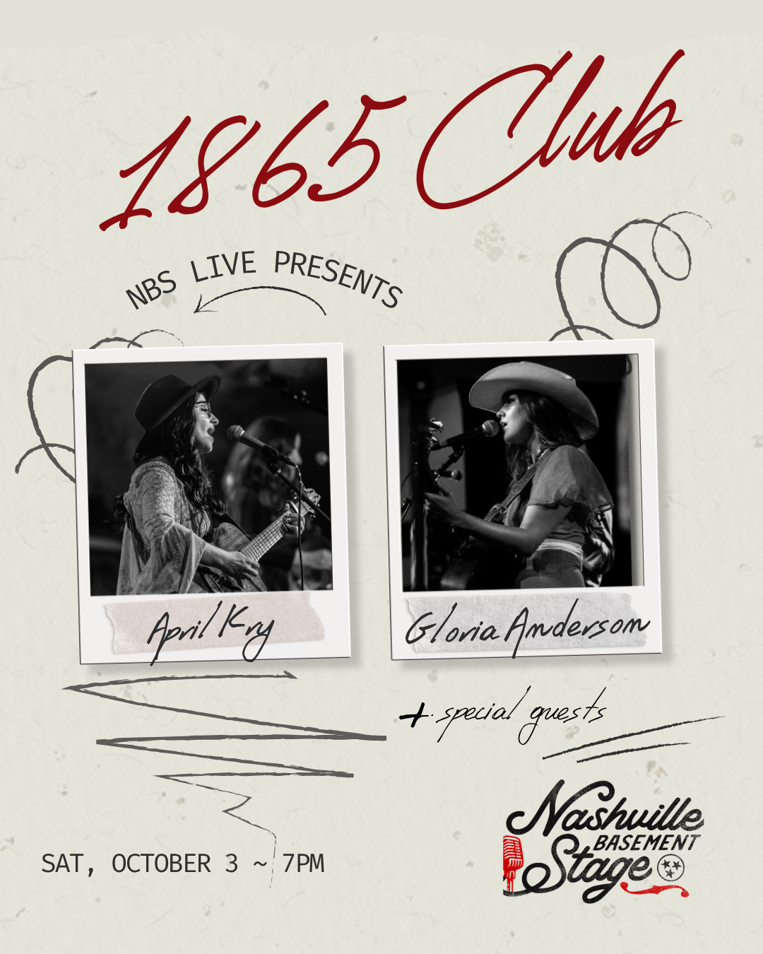 NBS Live at 1865 Club with April Kry and Gloria Anderson