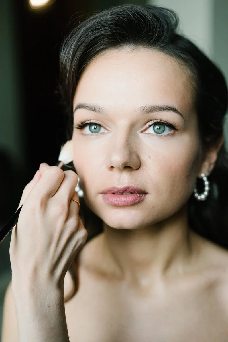 Wedding make up trends with natural make up on the wedding day