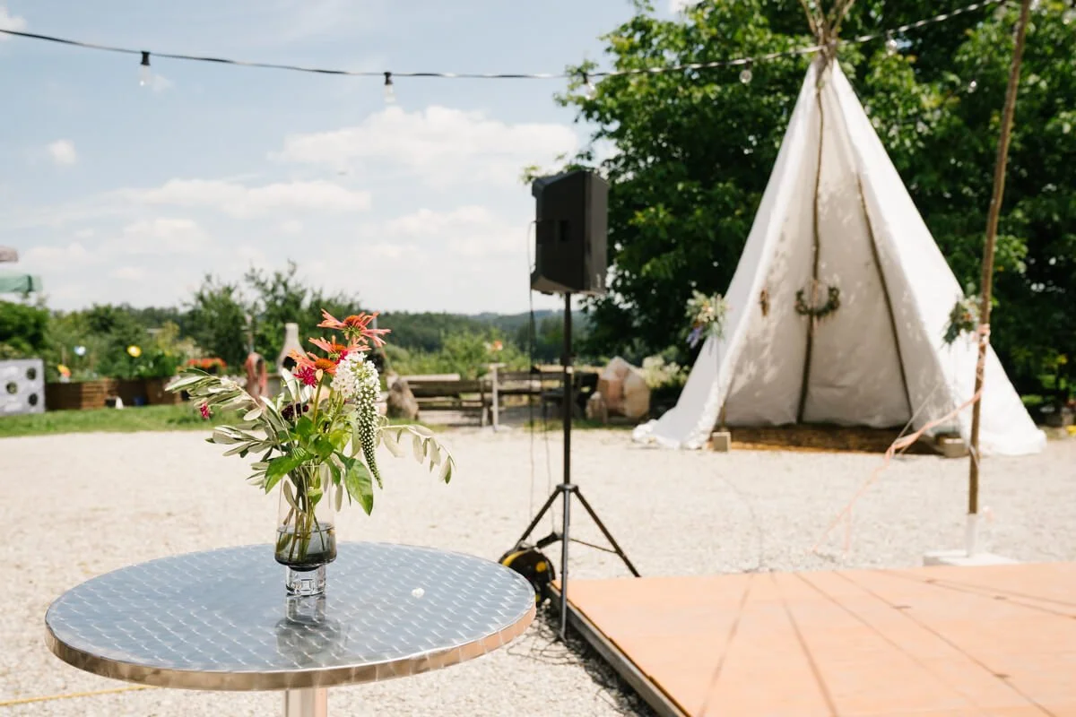 Seminarhof Lamplstätt. Wedding celebration in a wedding and event venue in Munich area
