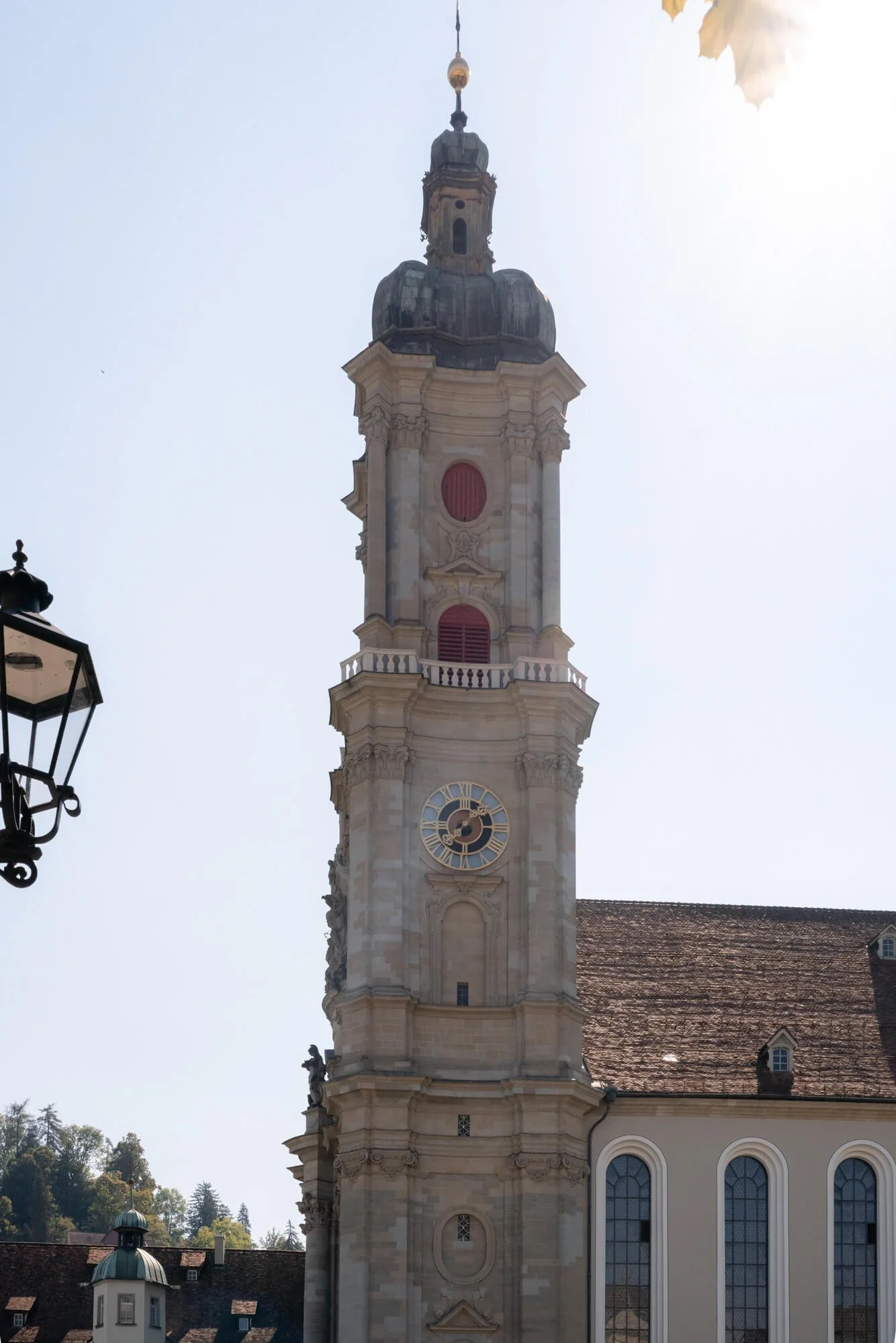 photo of St. Gallen Cathedral with a sunny weather