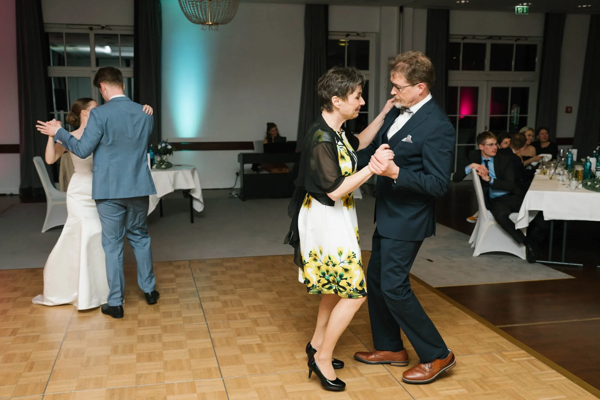 wedding dance of parents on wedding celebration